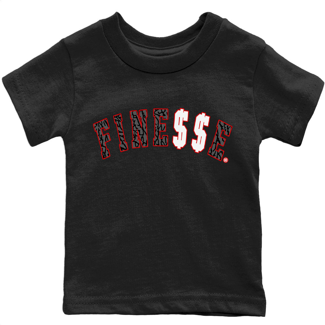 Finesse Kids Tops - Air Jordan 3 Fire Red