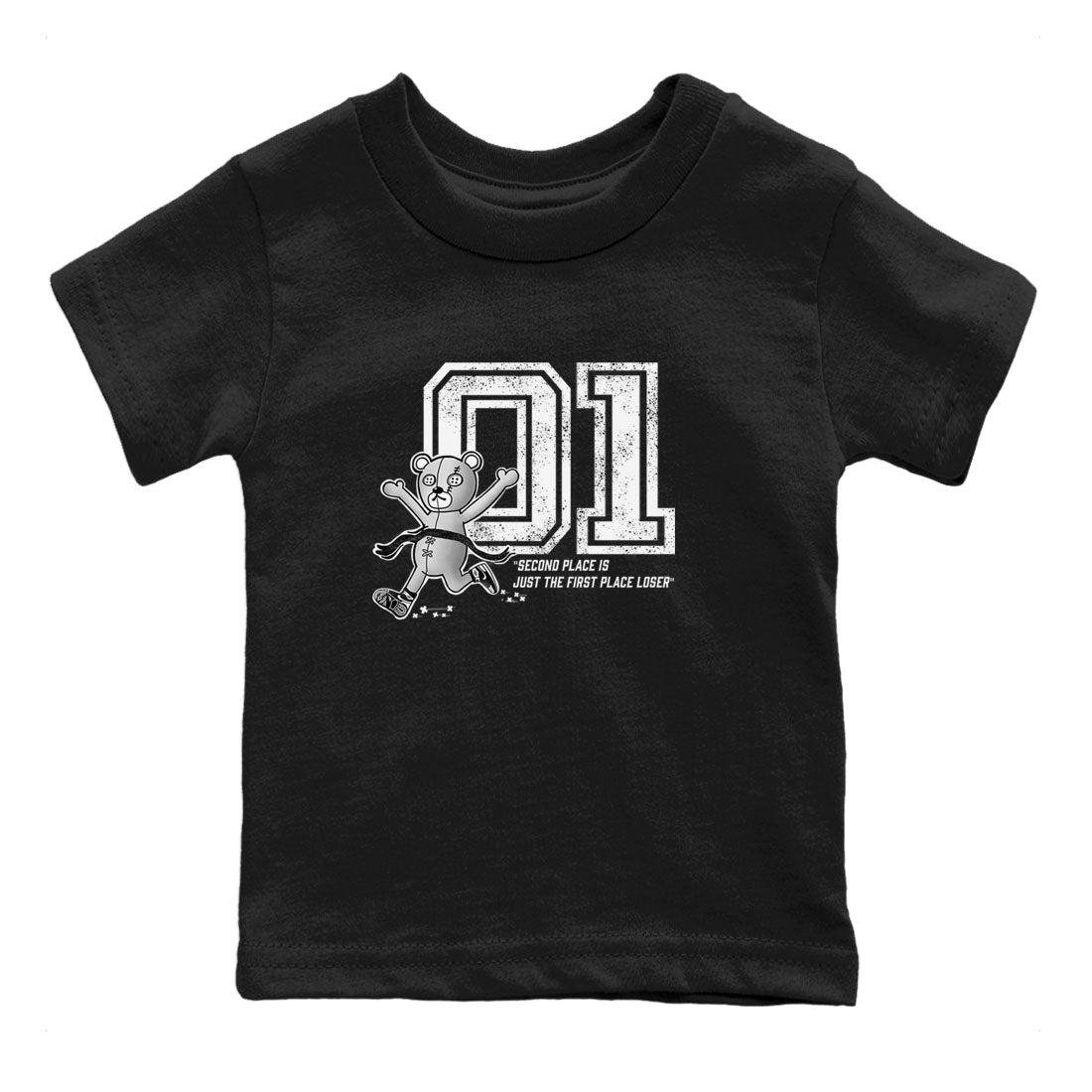 First Place Winner snkmatch Tees Kids - Air Jordan 1 Black White