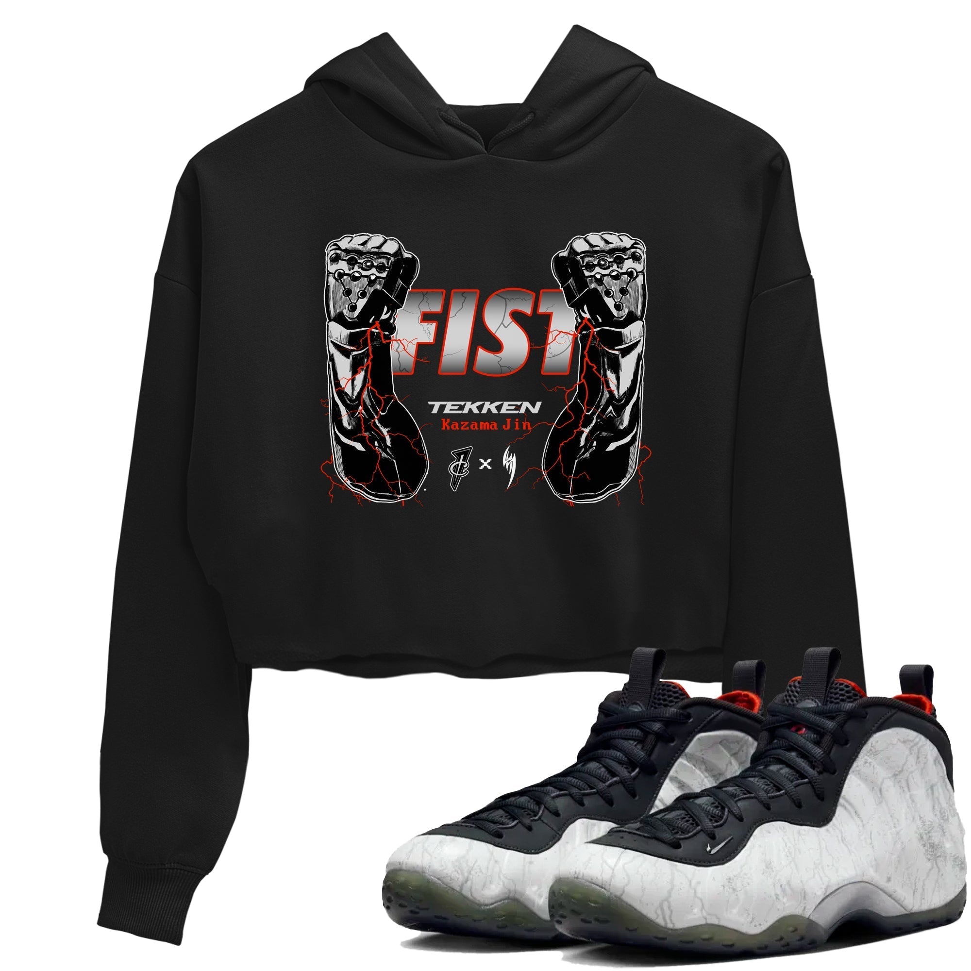 Fist snkmatch Women's Top - Air Foamposite One Jin