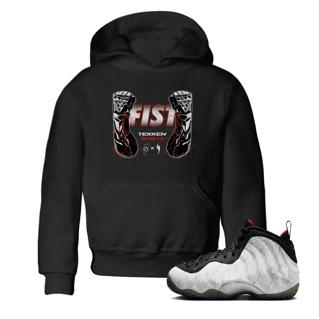 Fist snkmatch Tees Kids - Air Foamposite One Jin
