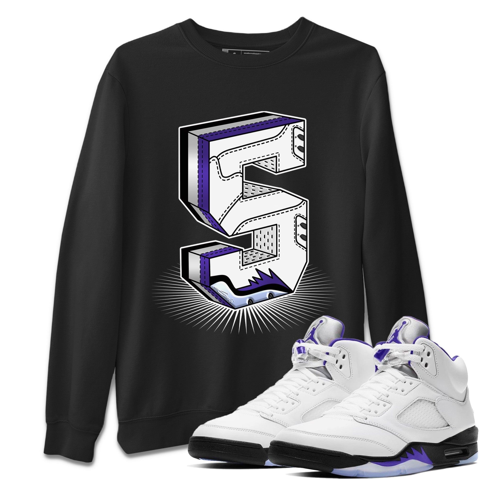 Five Statue Unisex Tops - Air Jordan 5 Concord