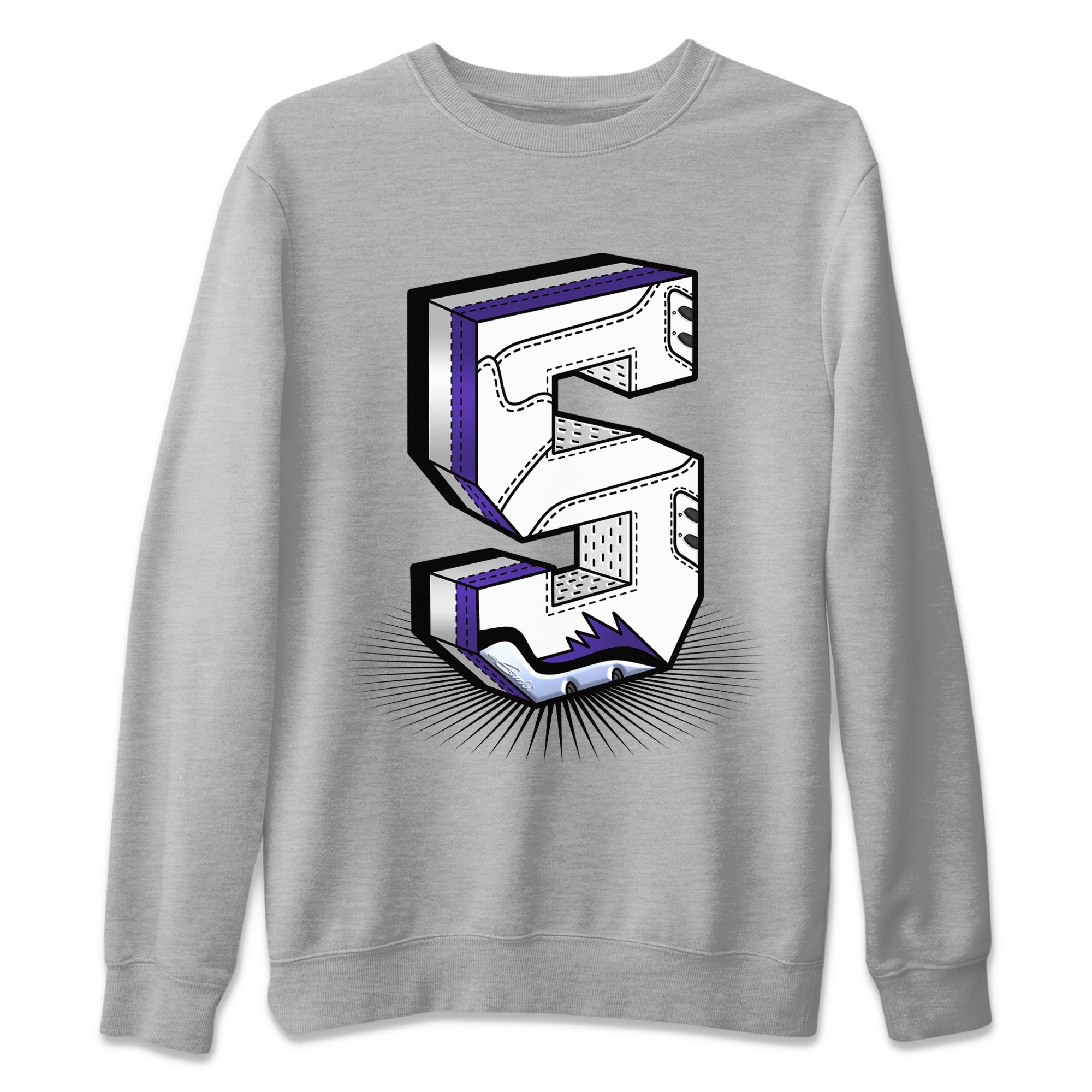 Five Statue Unisex Tops - Air Jordan 5 Concord