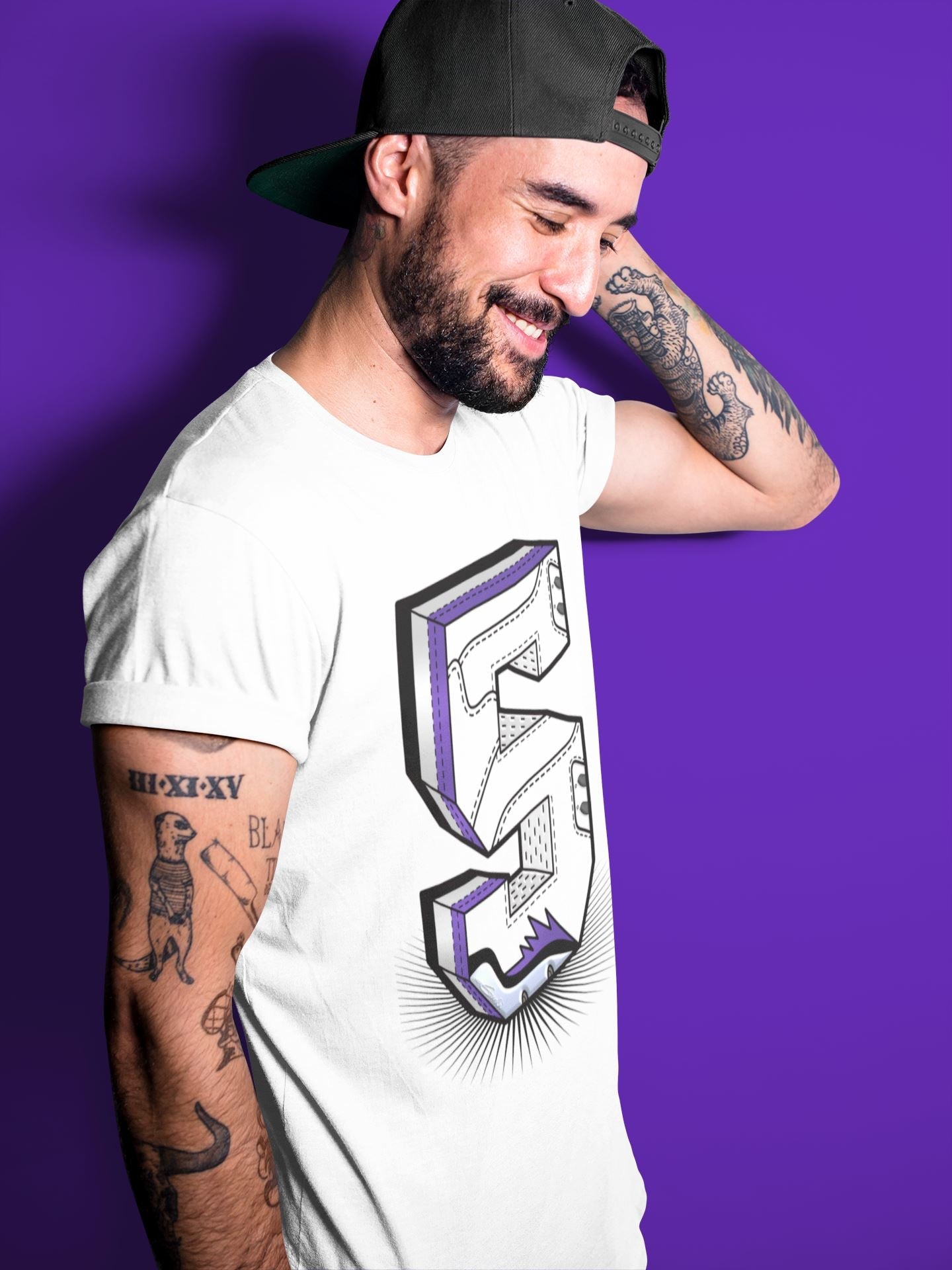 Five Statue Unisex Tops - Air Jordan 5 Concord