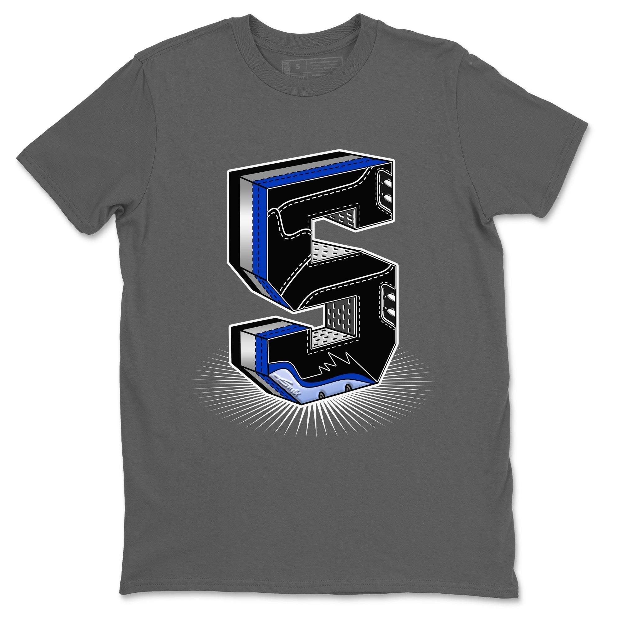 Five Statue Unisex Tops - Air Jordan 5 Racer Blue