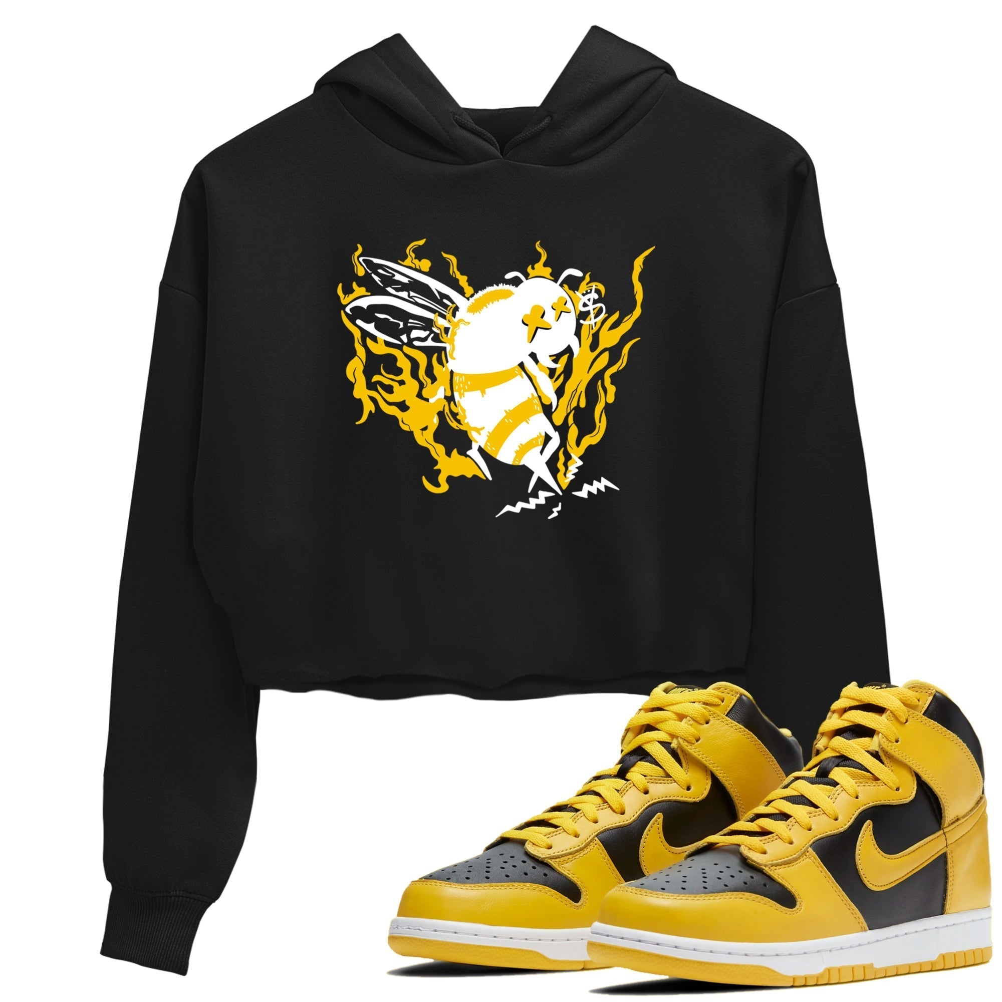 Flame Bee snkmatch Women's Top - Dunk High Pollen