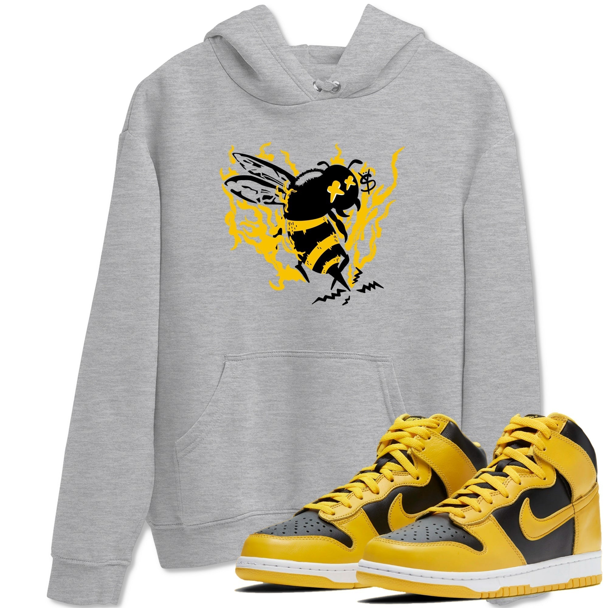 Flame Bee snkmatch Tees - Dunk High Pollen