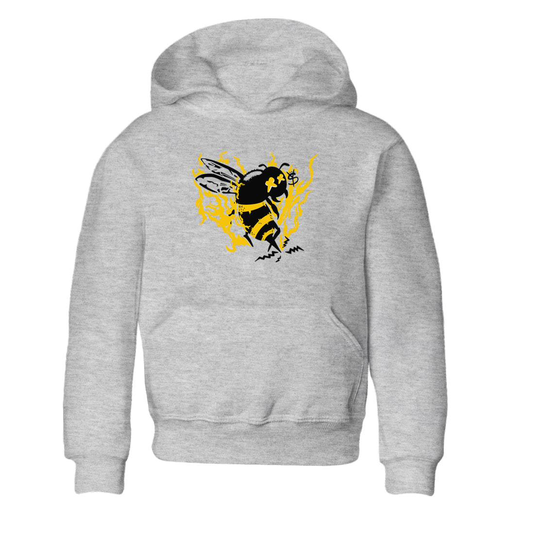 Flame Bee snkmatch Tees Kids - Dunk High Pollen