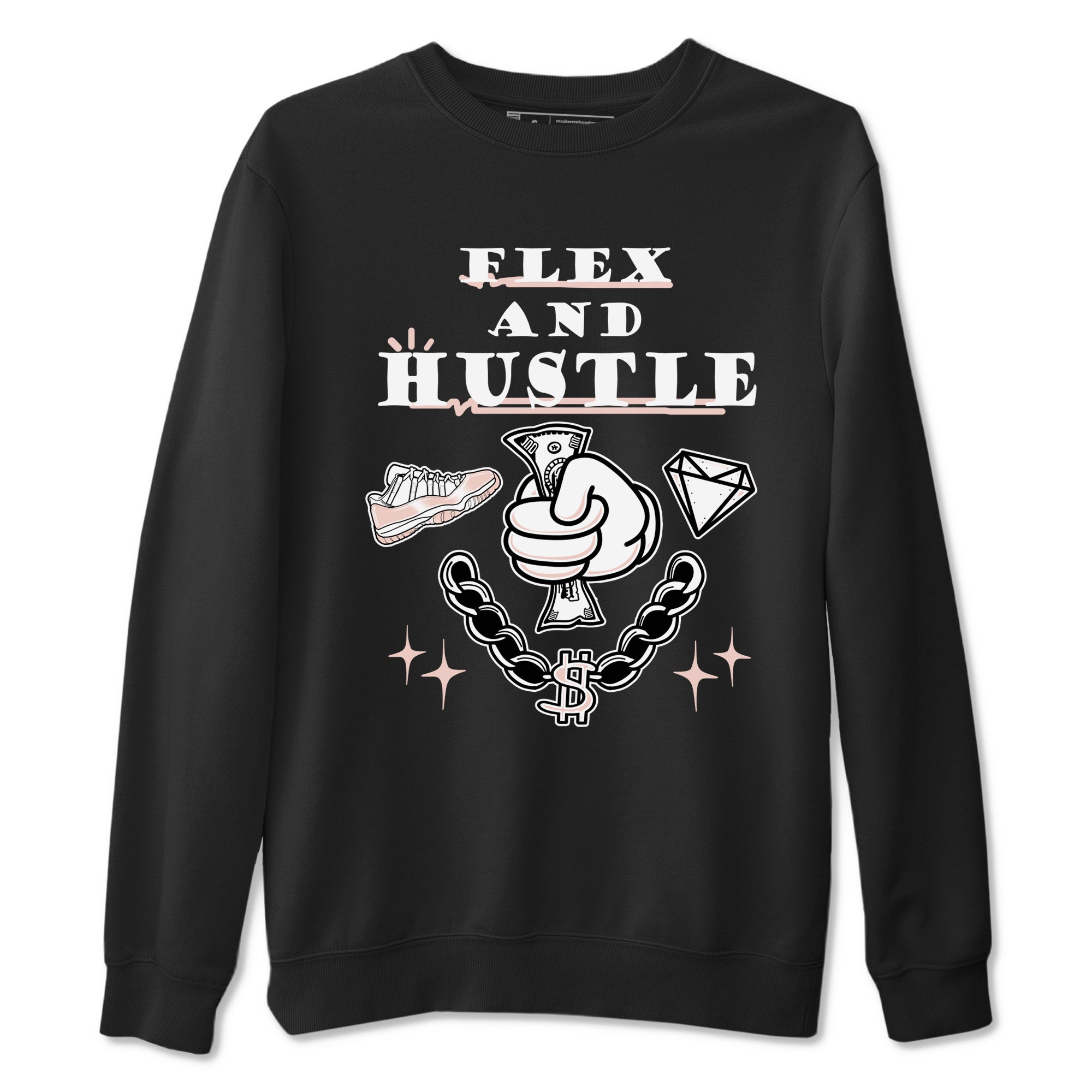 Flex And Hustle snkmatch Tees - Air Jordan 11 Legend Pink