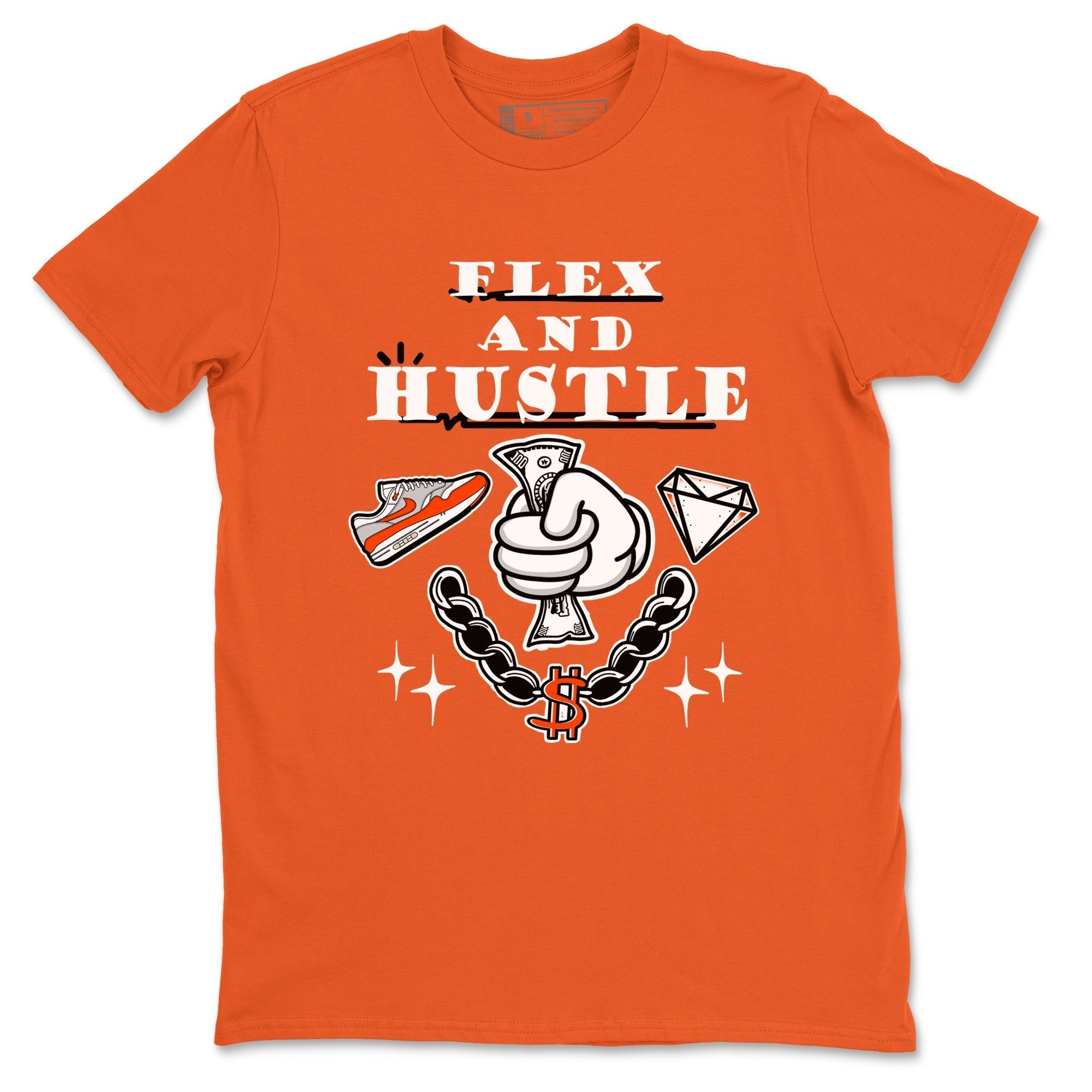 Flex And Hustle snkmatch Tees - Air Max 1 Cosmic Clay
