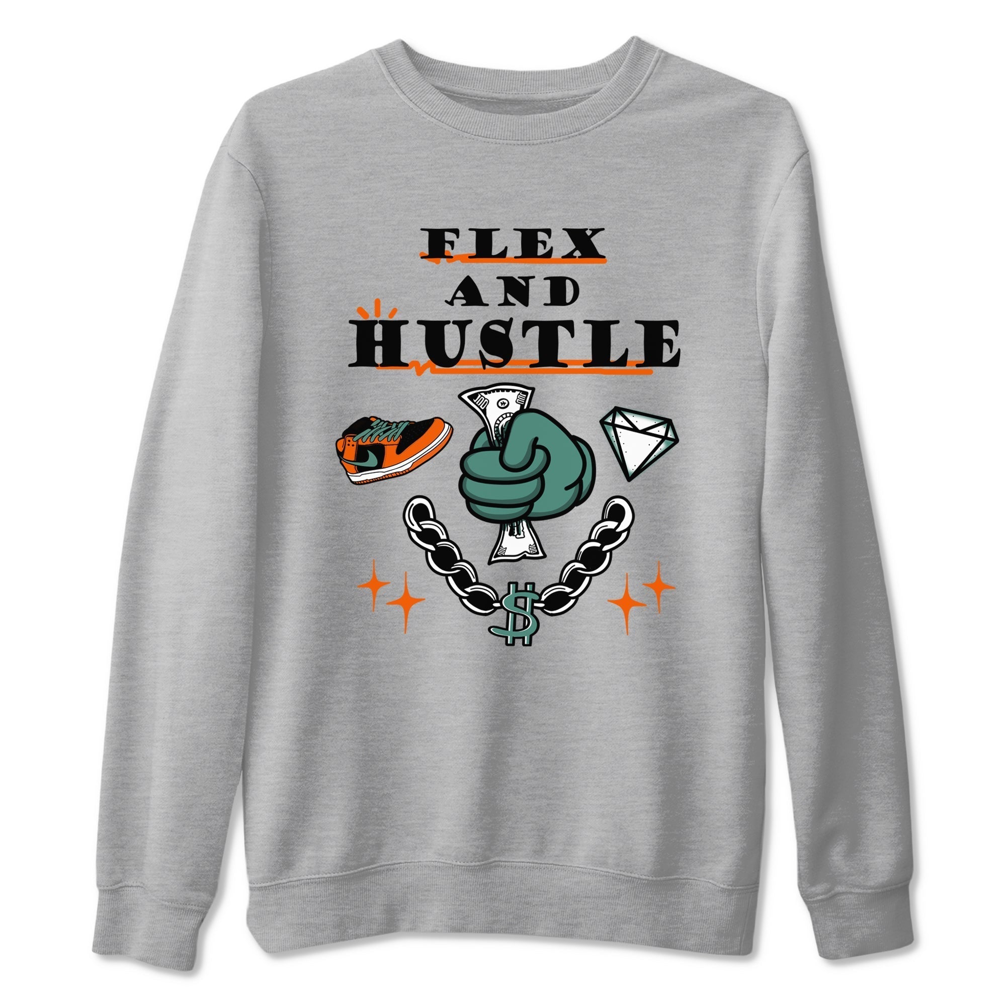 Flex And Hustle snkmatch Tees - Dunk Ceramic