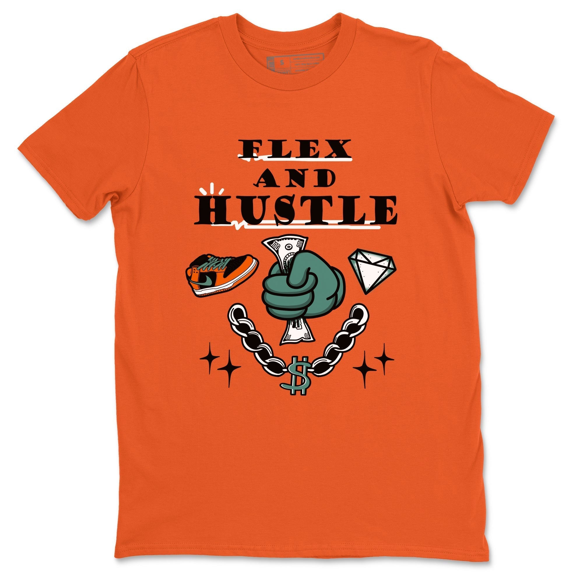 Flex And Hustle snkmatch Tees - Dunk Ceramic