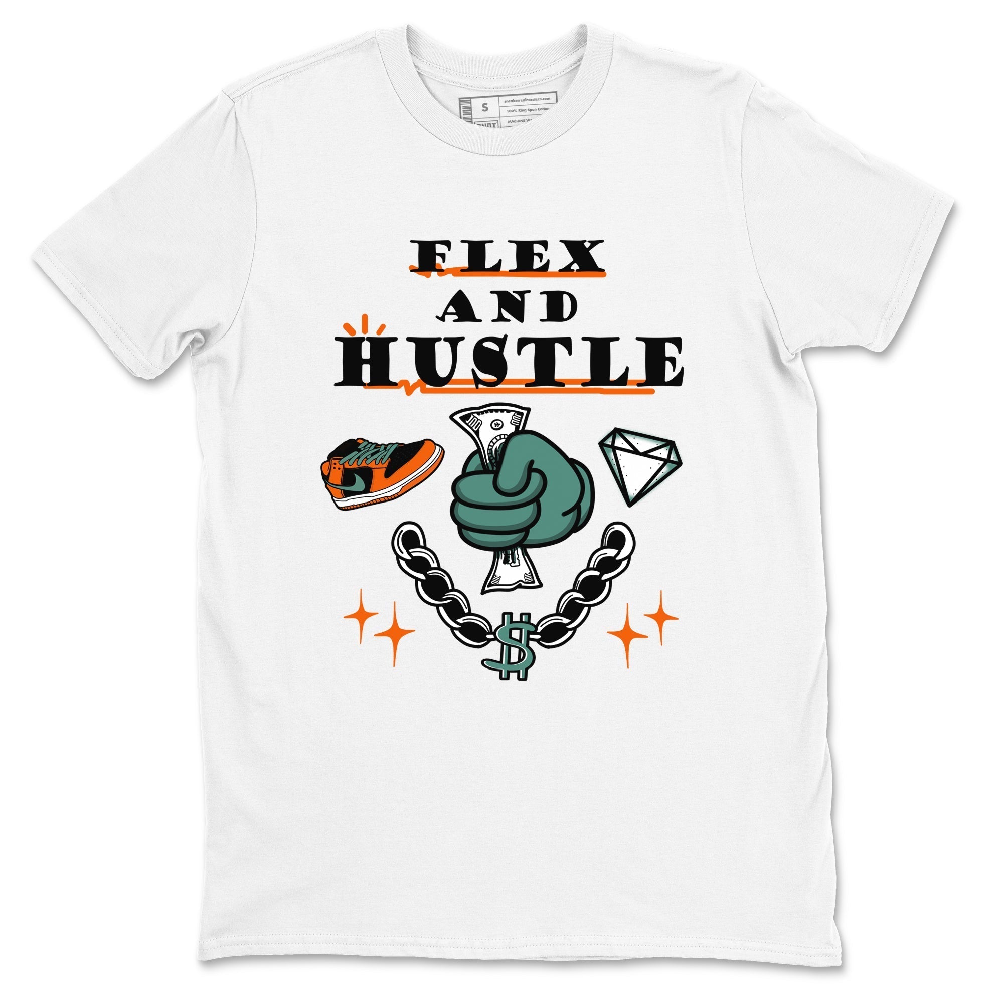 Flex And Hustle snkmatch Tees - Dunk Ceramic