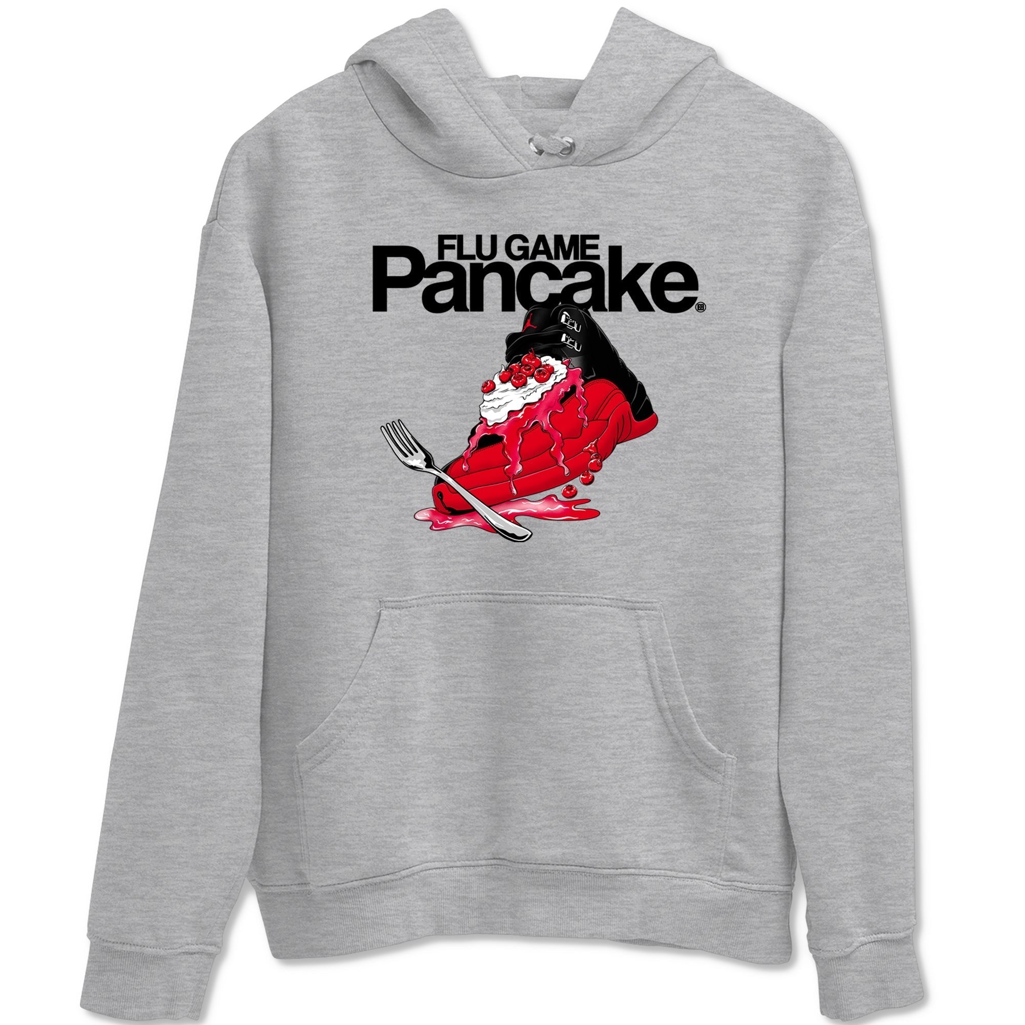 Flu Game Pancake snkmatch Tees - Air Jordan 12 Flu Game