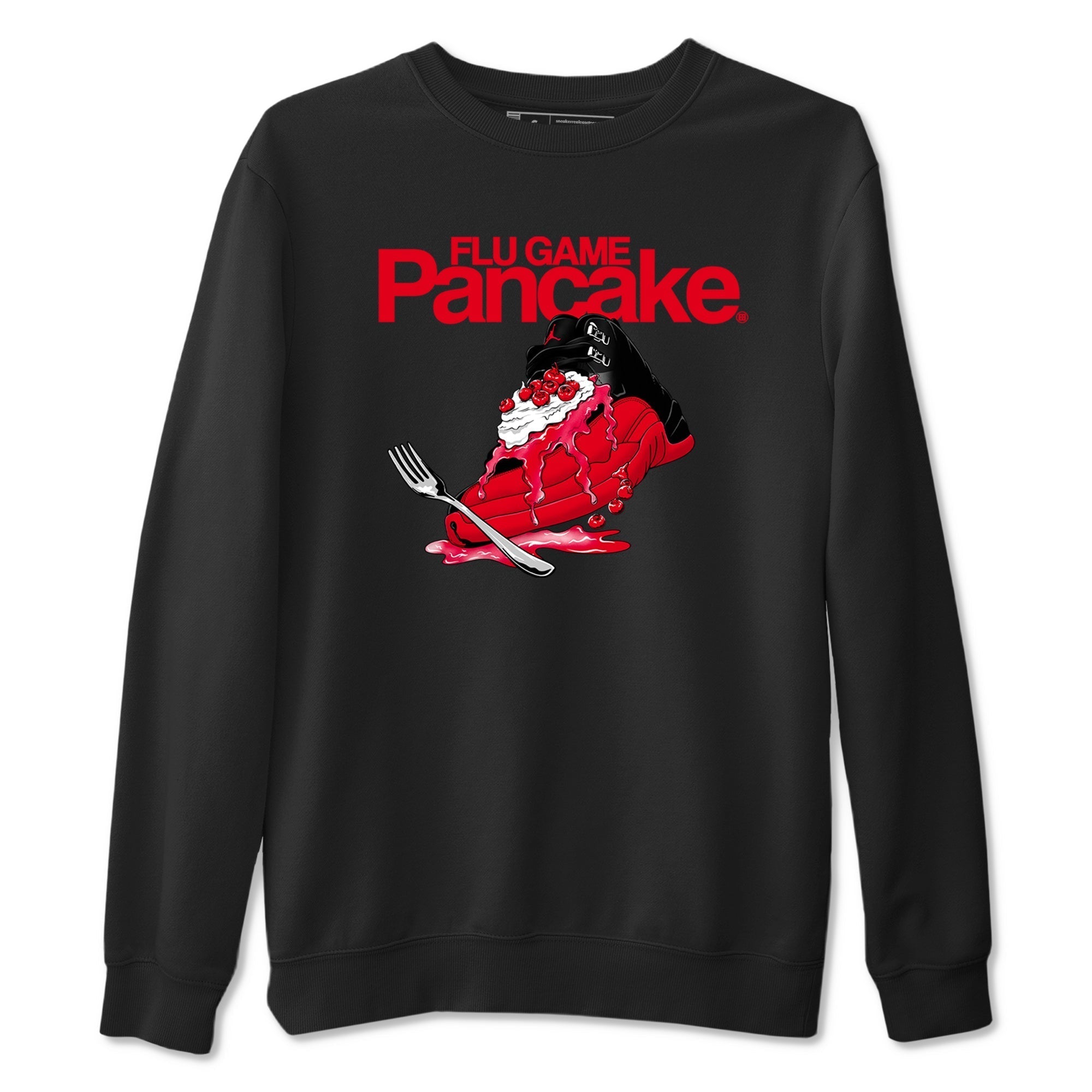 Flu Game Pancake snkmatch Tees - Air Jordan 12 Flu Game