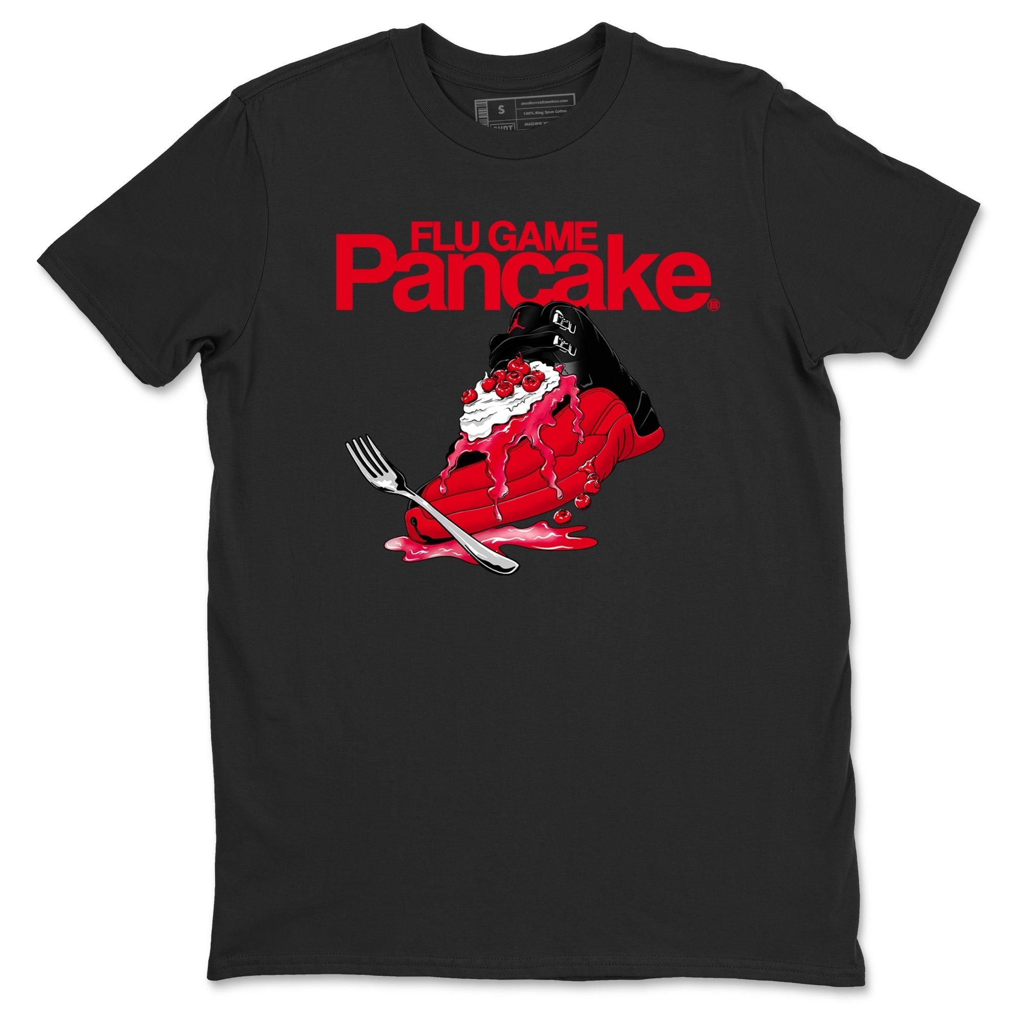 Flu Game Pancake snkmatch Tees - Air Jordan 12 Flu Game