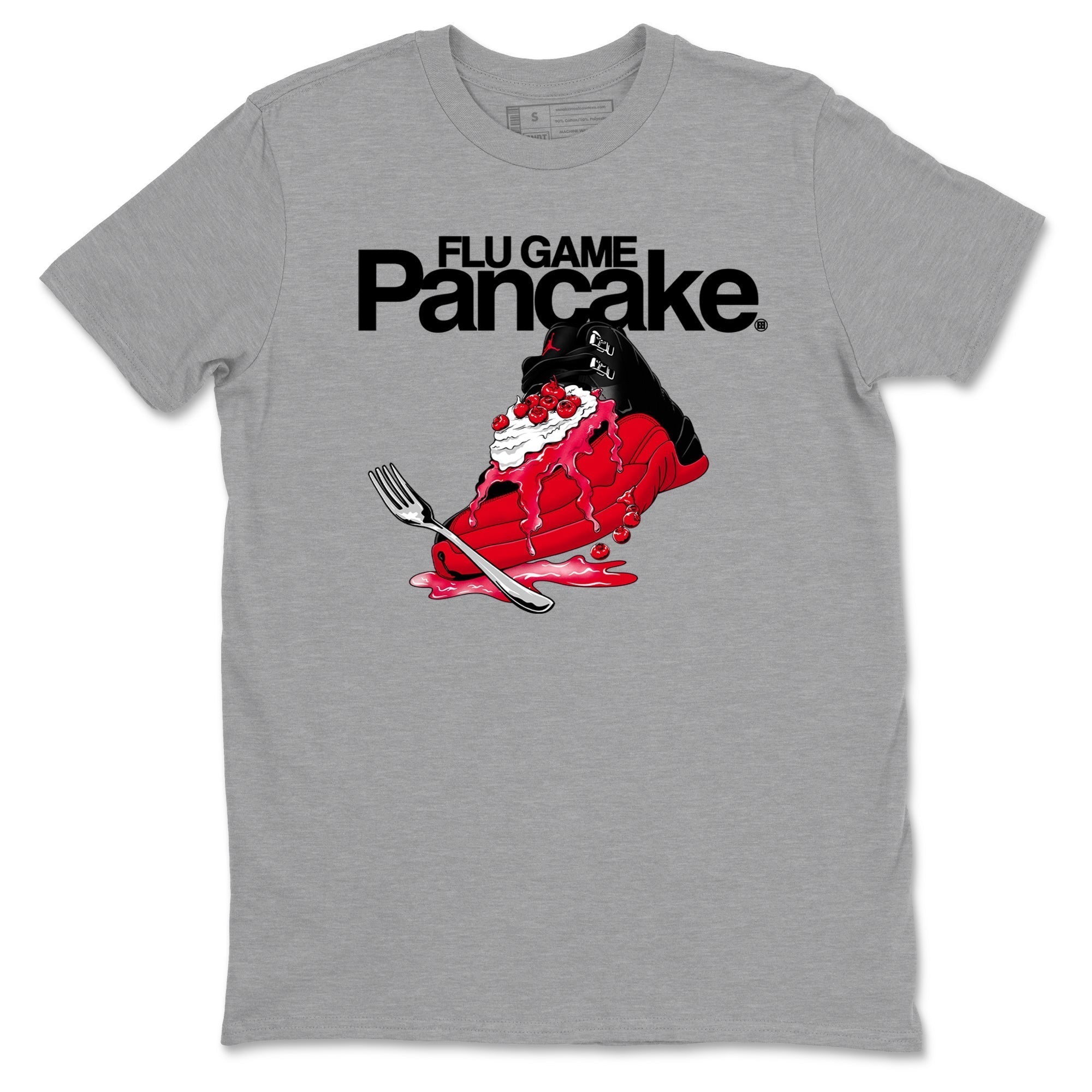 Flu Game Pancake snkmatch Tees - Air Jordan 12 Flu Game