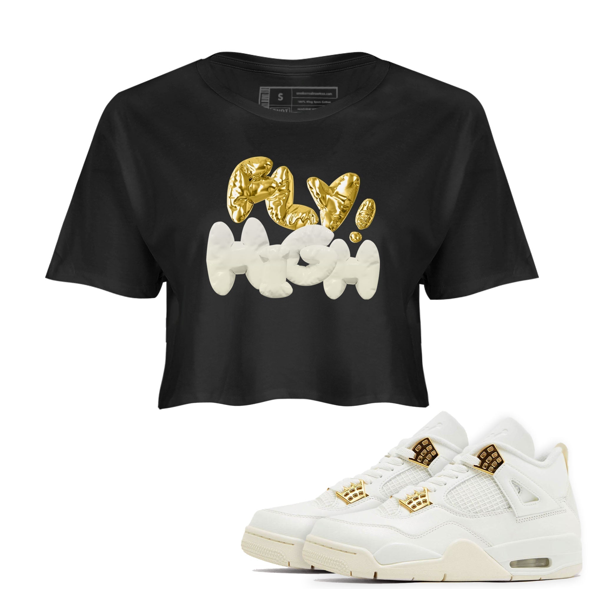 Fly High snkmatch Women's Top - Air Jordan 4 Sail 2024