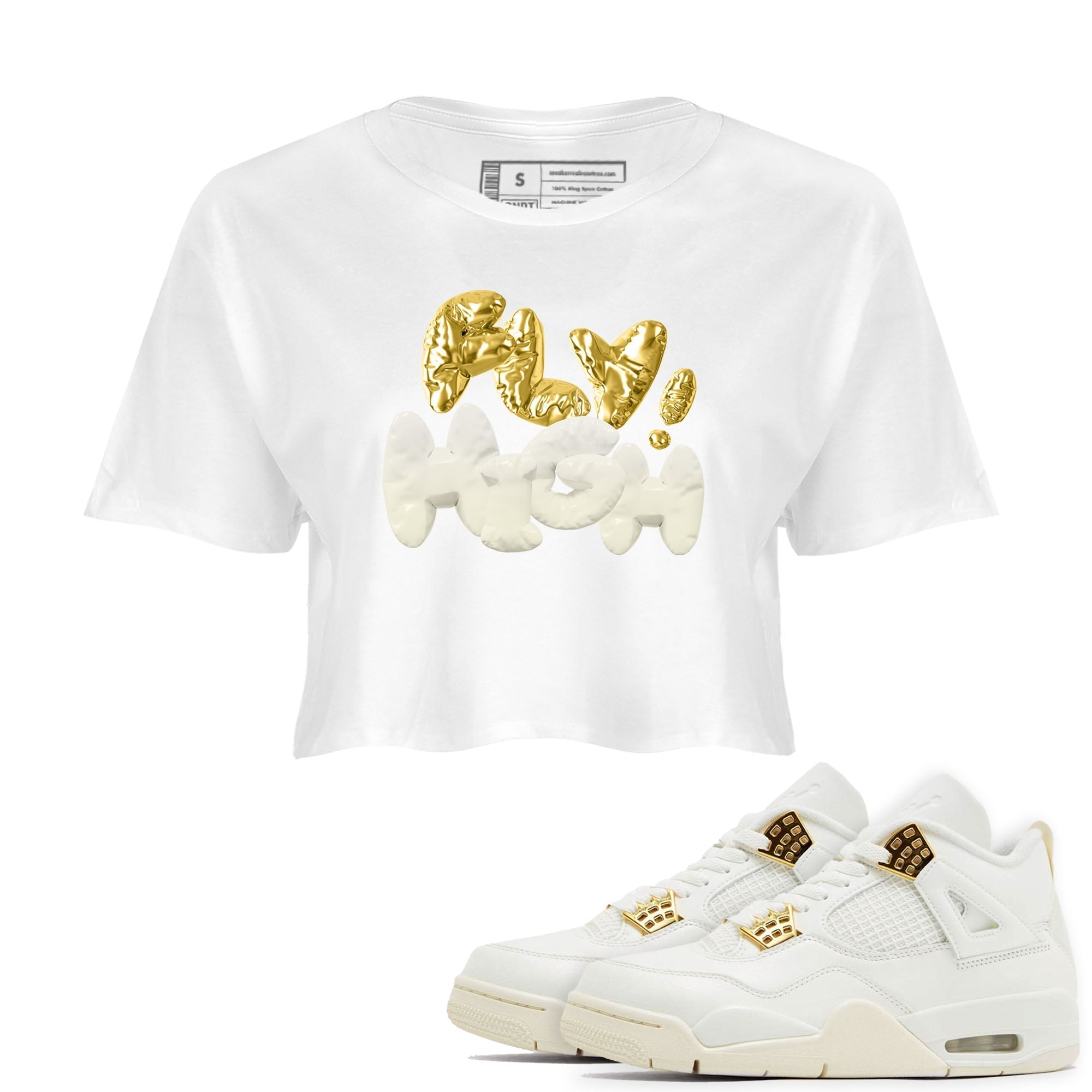 Fly High snkmatch Women's Top - Air Jordan 4 Sail 2024