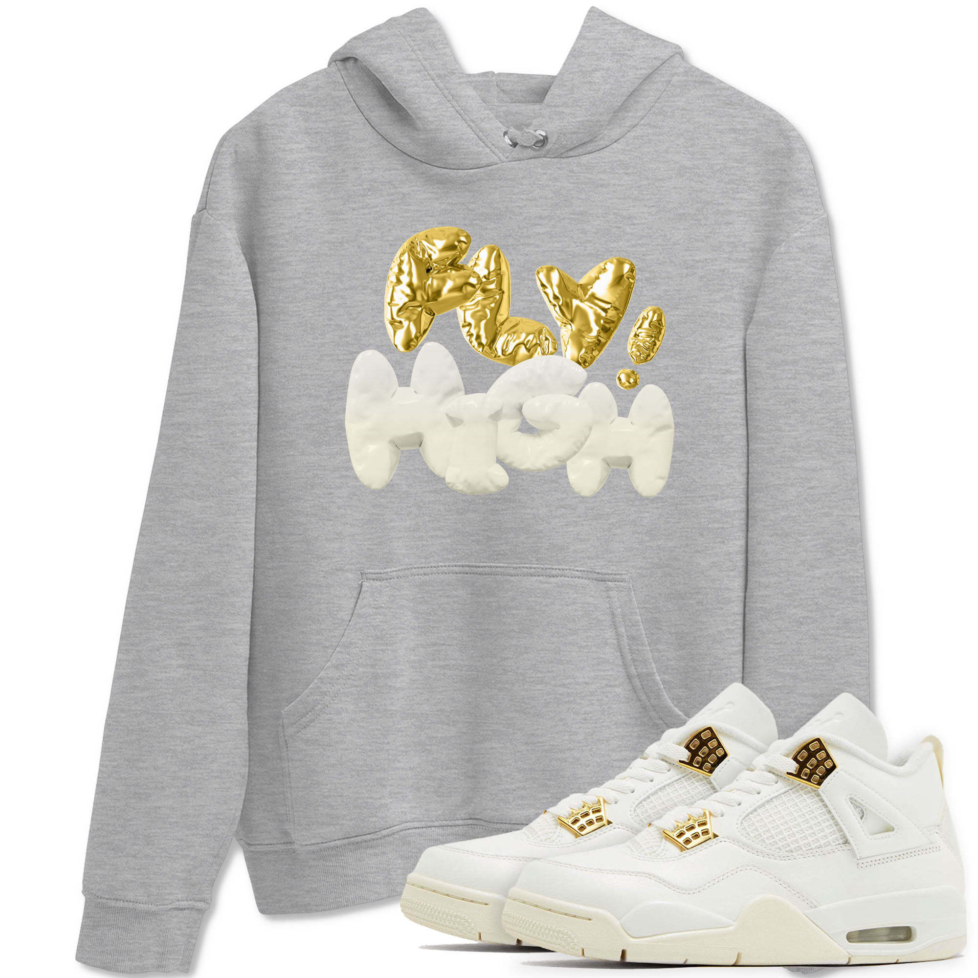Fly High snkmatch Tees - Air Jordan 4 Sail 2024