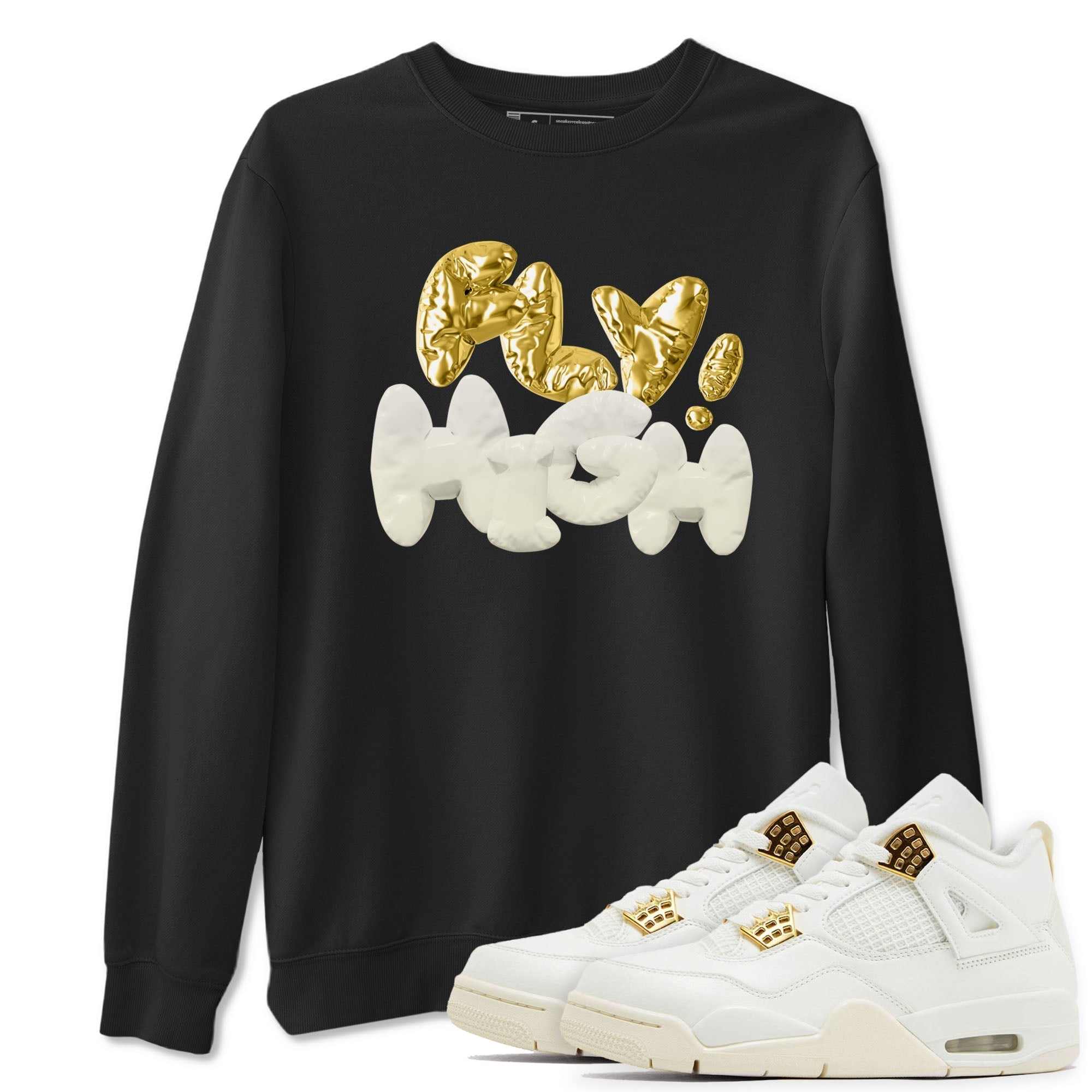 Fly High snkmatch Tees - Air Jordan 4 Sail 2024