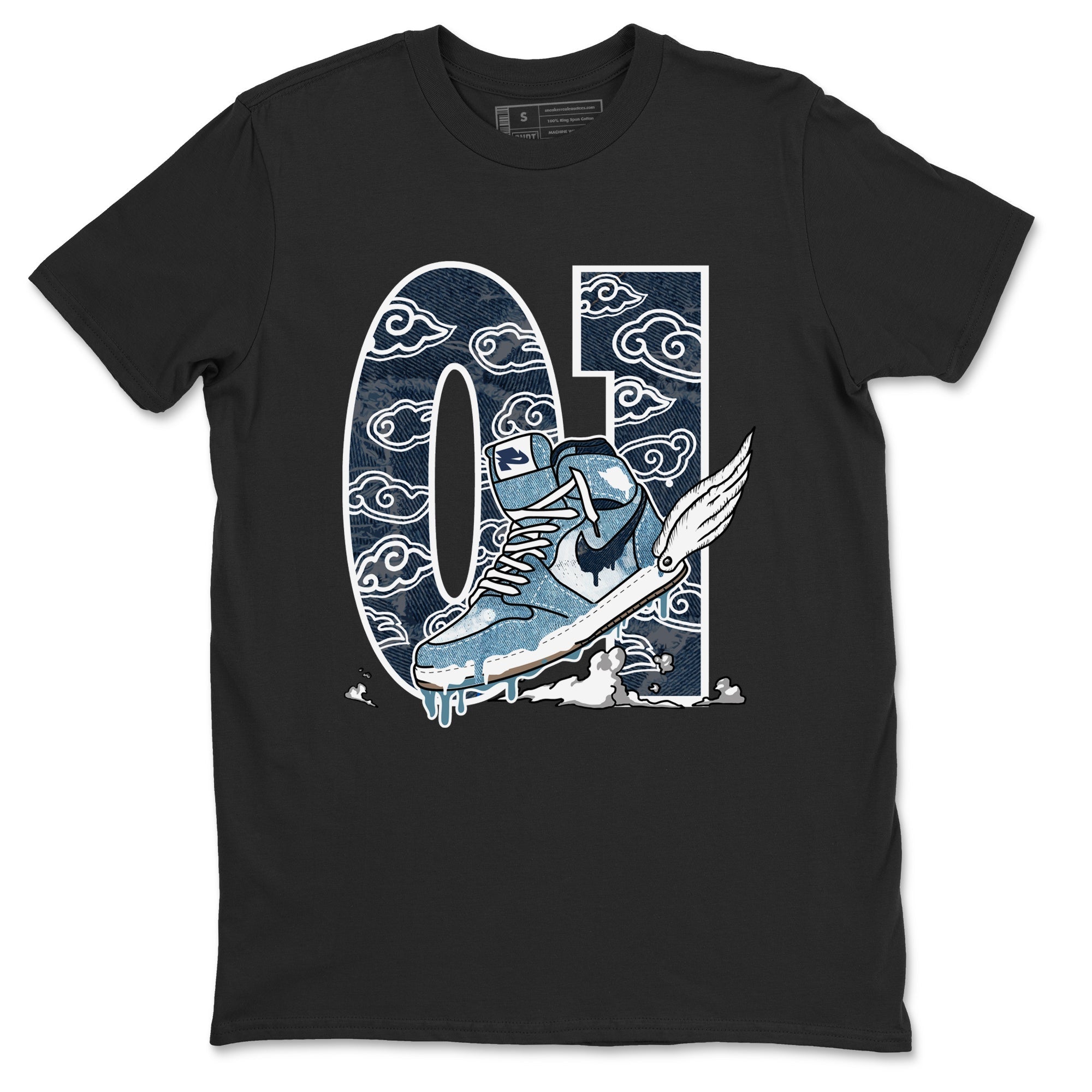 Fly To The Clouds snkmatch Tees - Air Jordan 1 Denim 2024