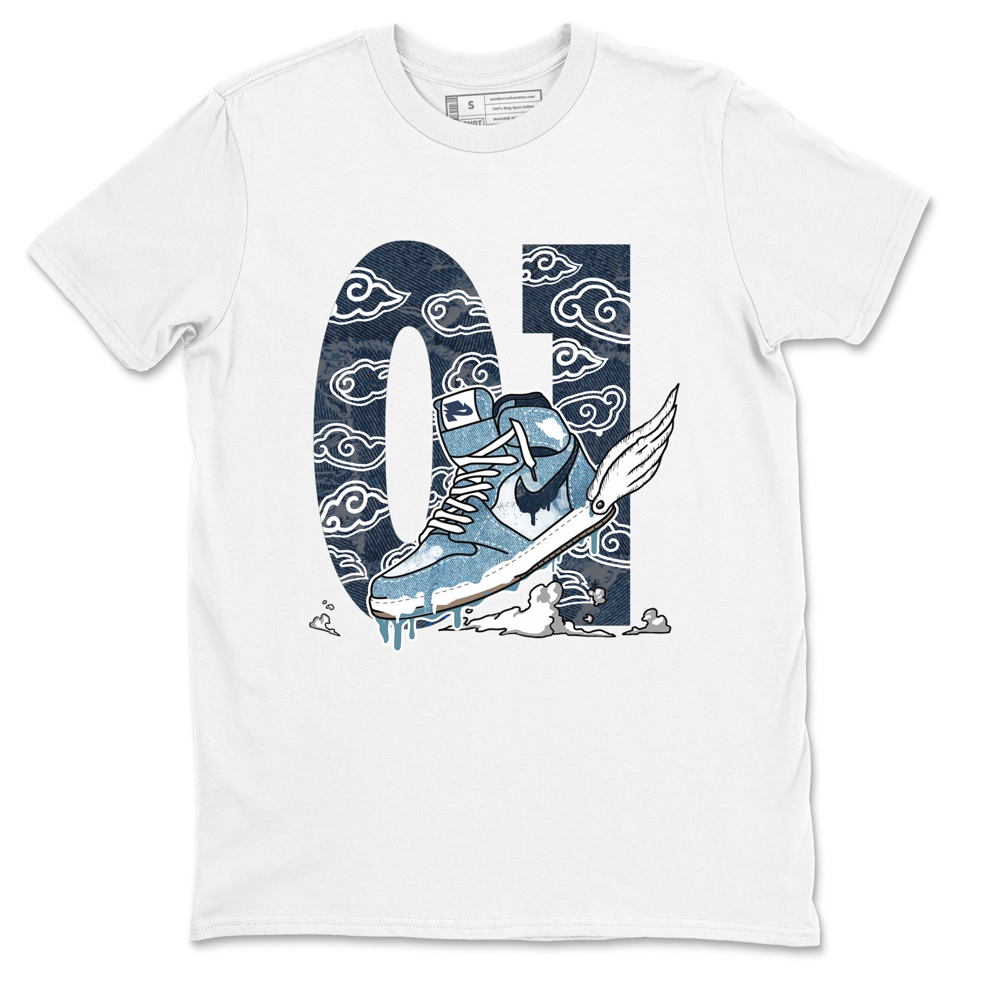 Fly To The Clouds snkmatch Tees - Air Jordan 1 Denim 2024