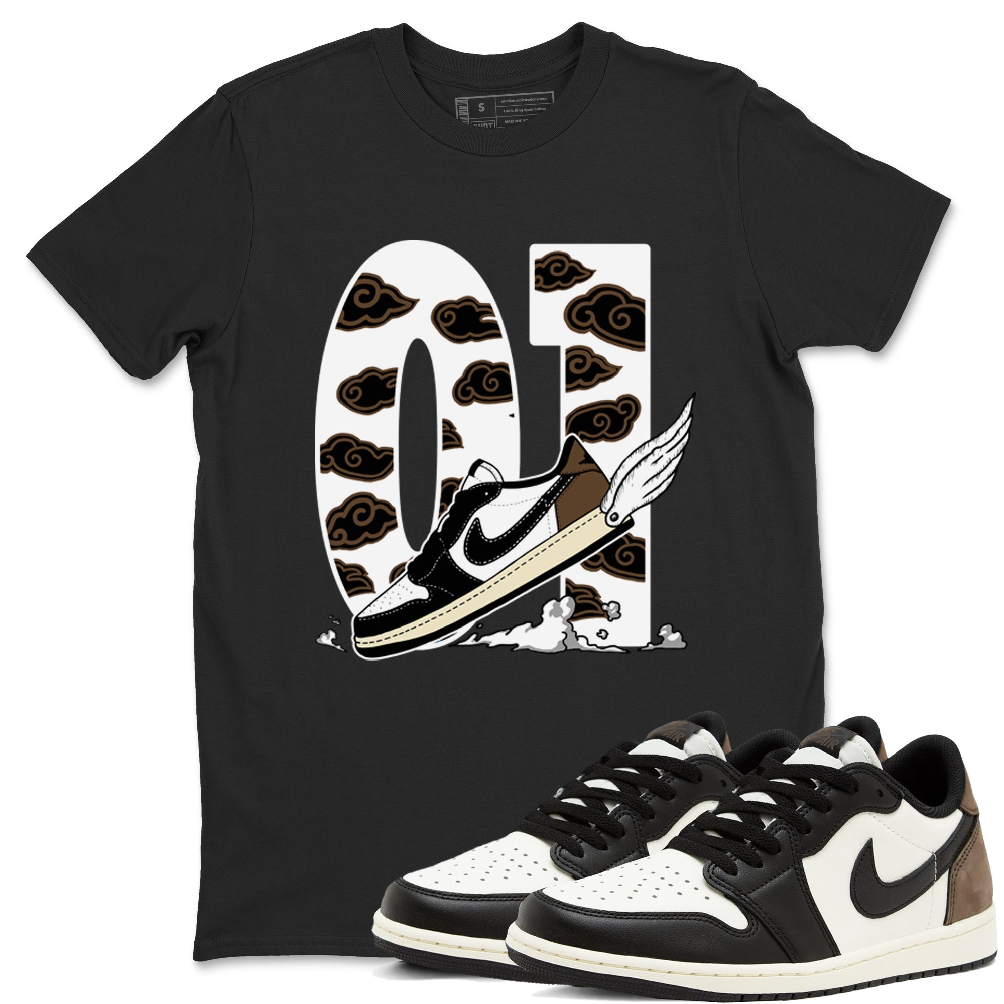 Fly To The Clouds snkmatch Tees - Air Jordan 1 Mocha