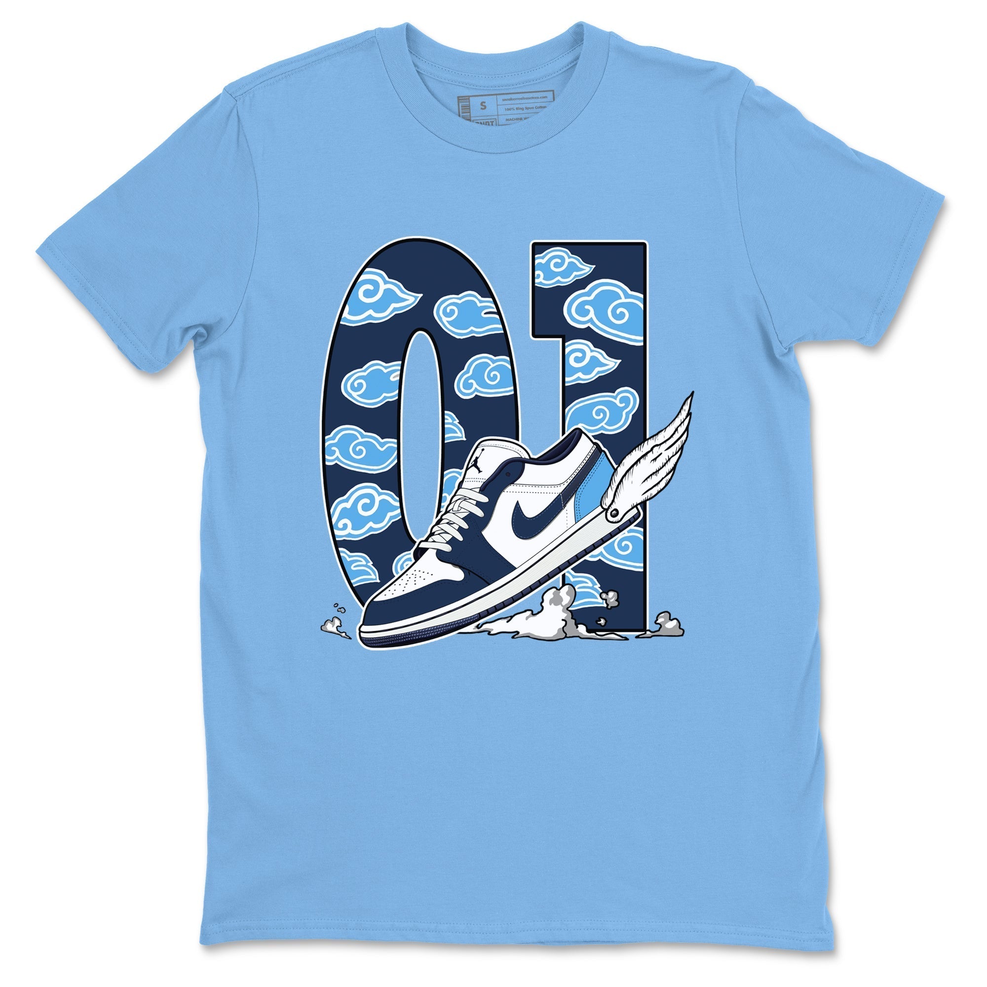 Fly To The Clouds snkmatch Tees - Air Jordan 1 Obsidian