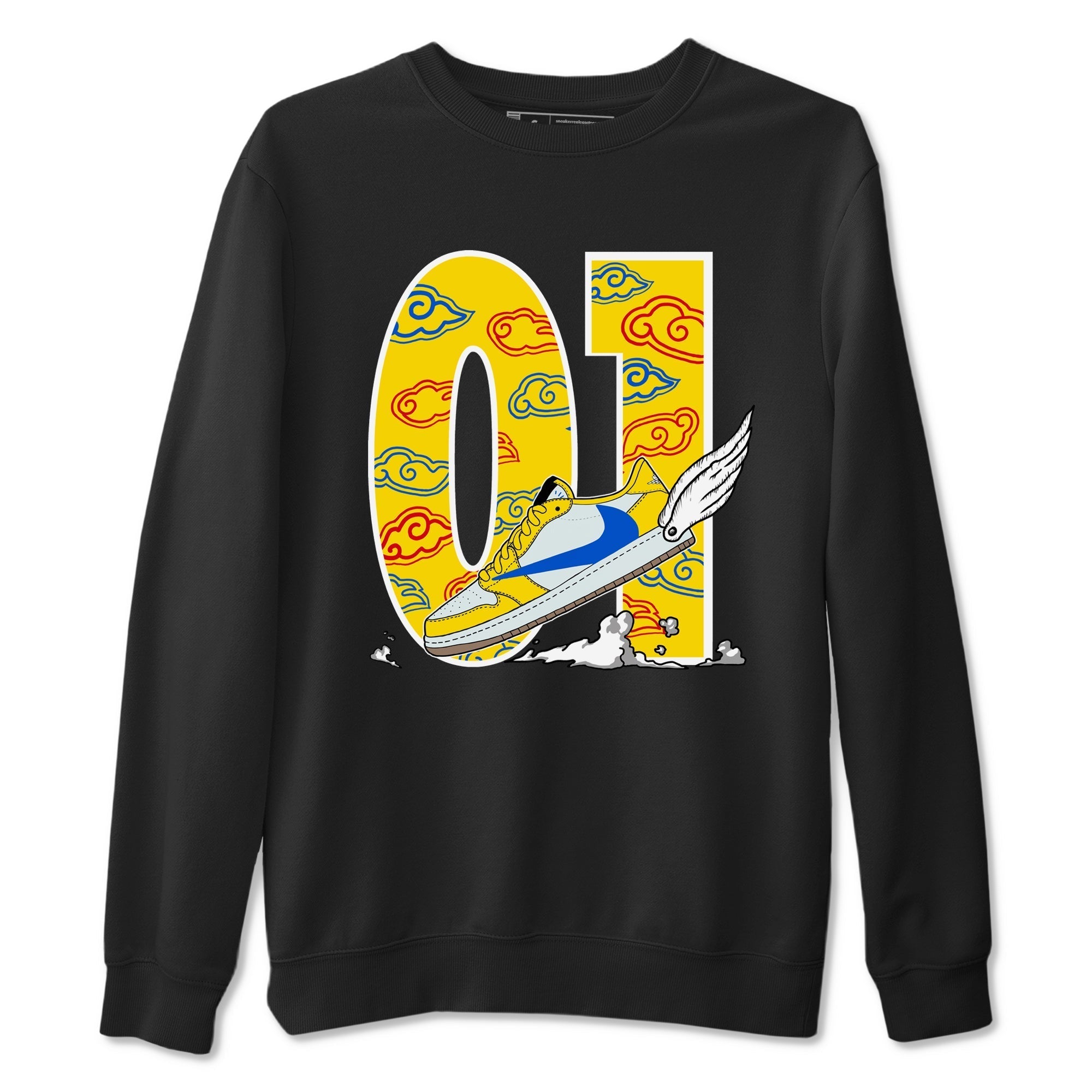 Fly To The Clouds snkmatch Tees - Air Jordan 1 Travis Scott Canary