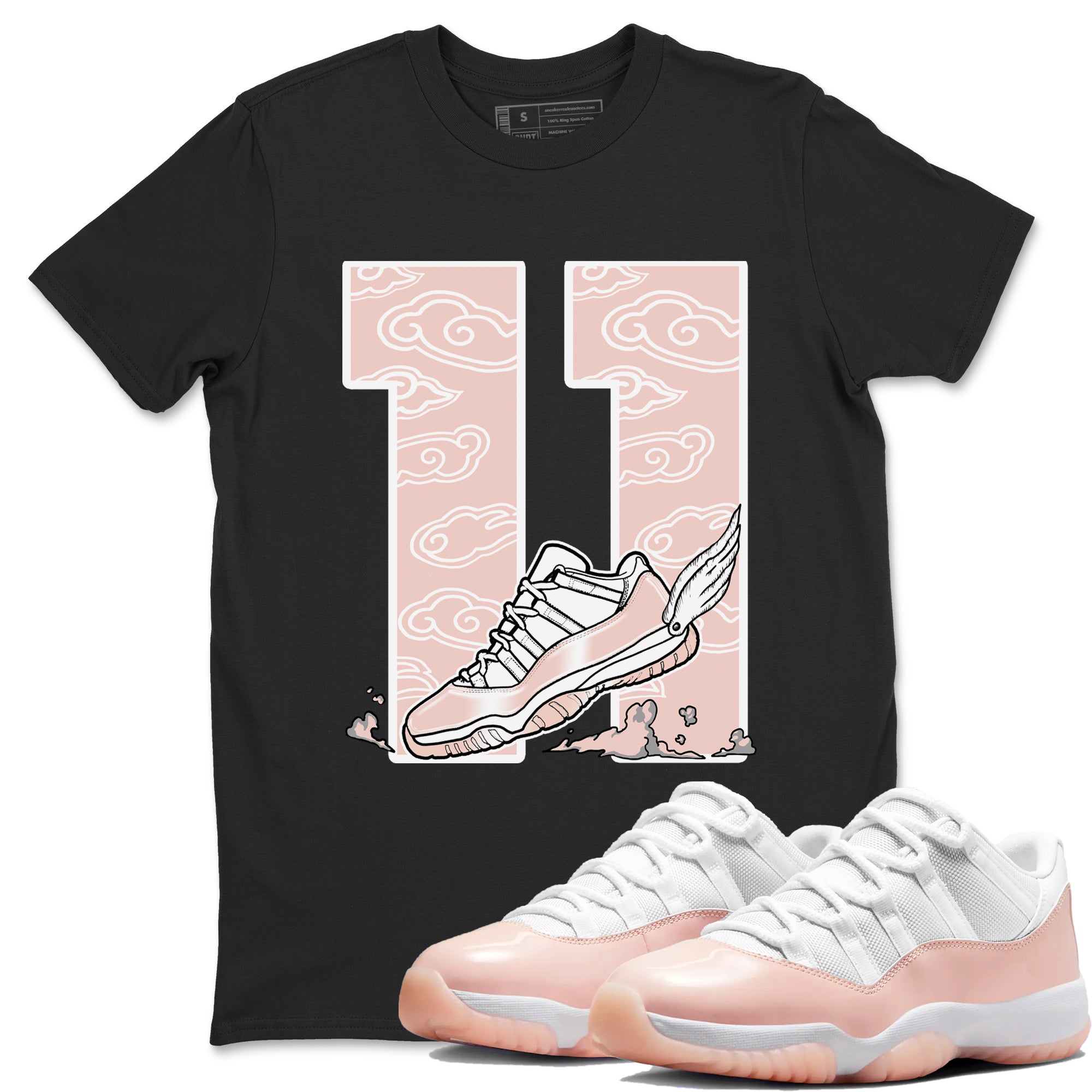 Fly To The Clouds snkmatch Tees - Air Jordan 11 Legend Pink