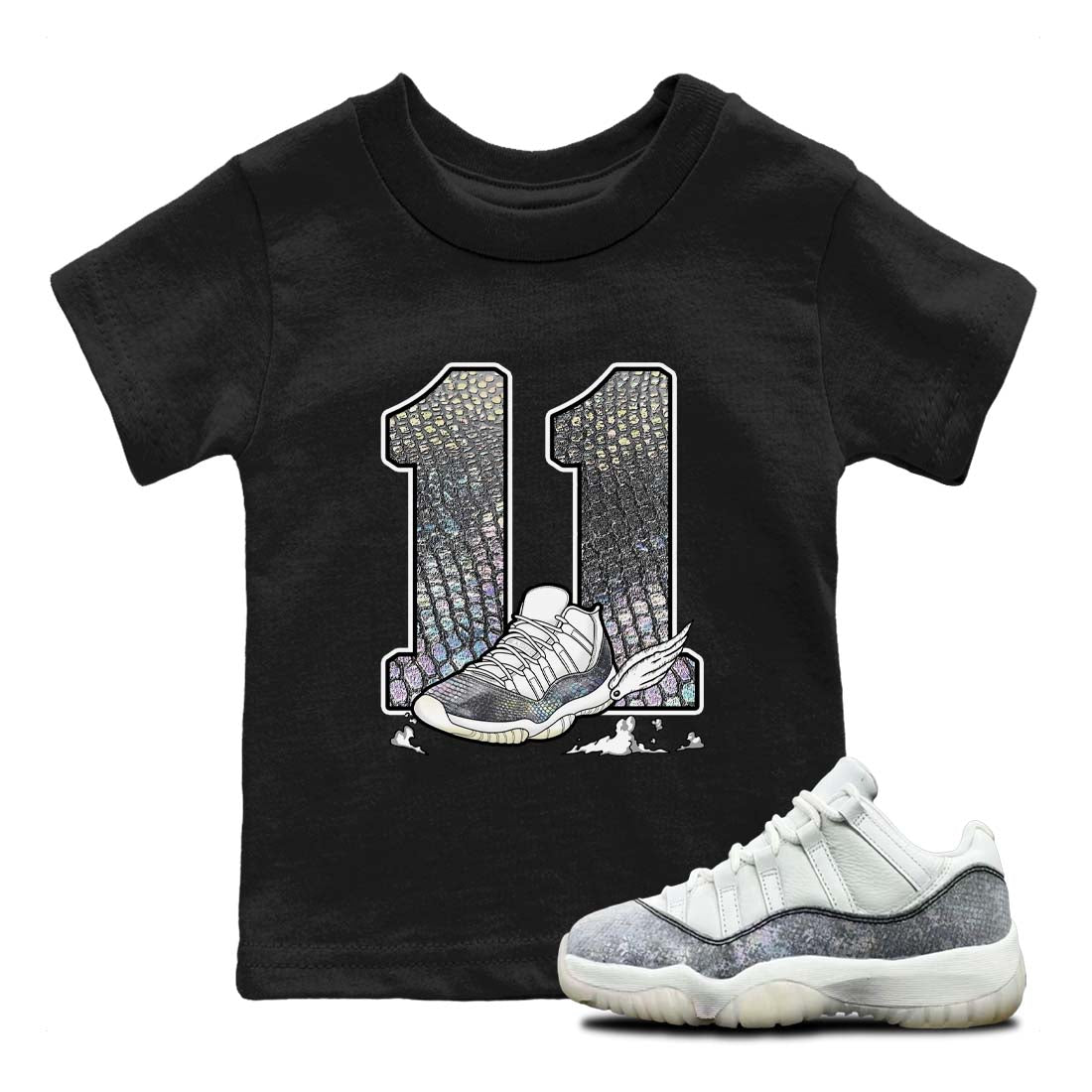 Fly To The Clouds snkmatch Tees Kids - Air Jordan 11 Year Of The Snake