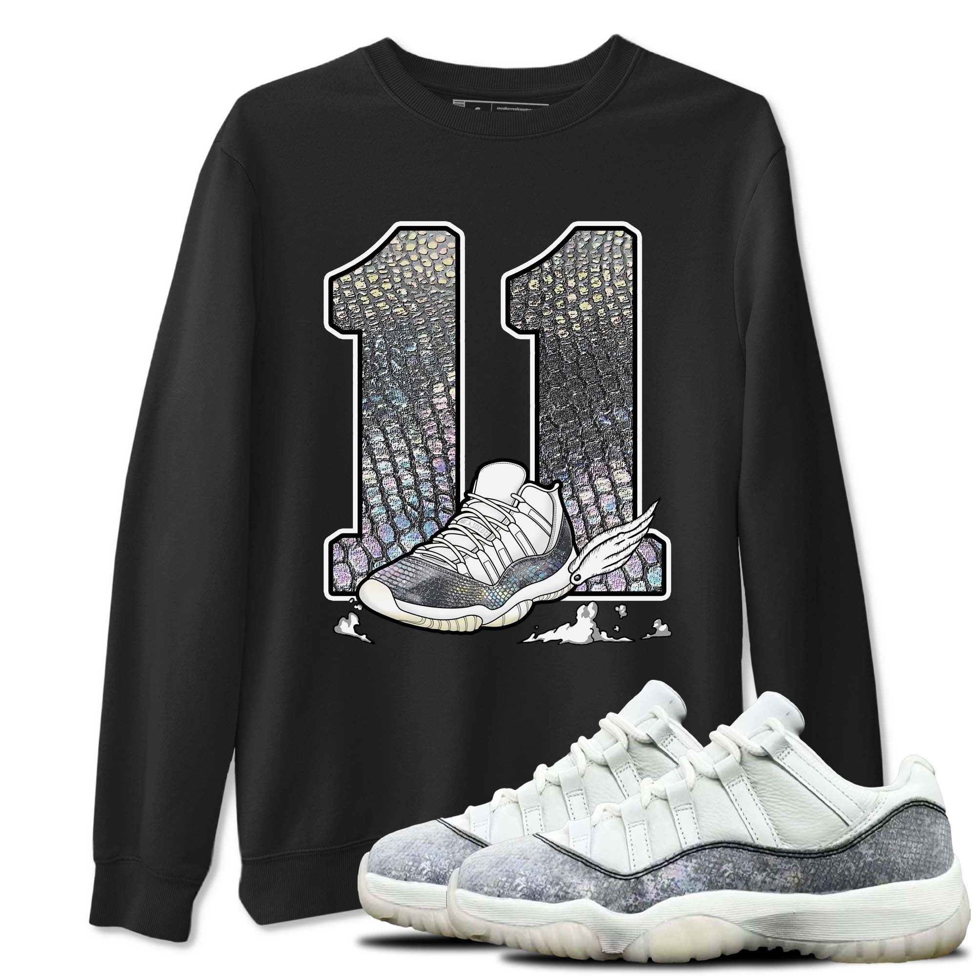 Fly To The Clouds snkmatch Tees - Air Jordan 11 Year Of The Snake