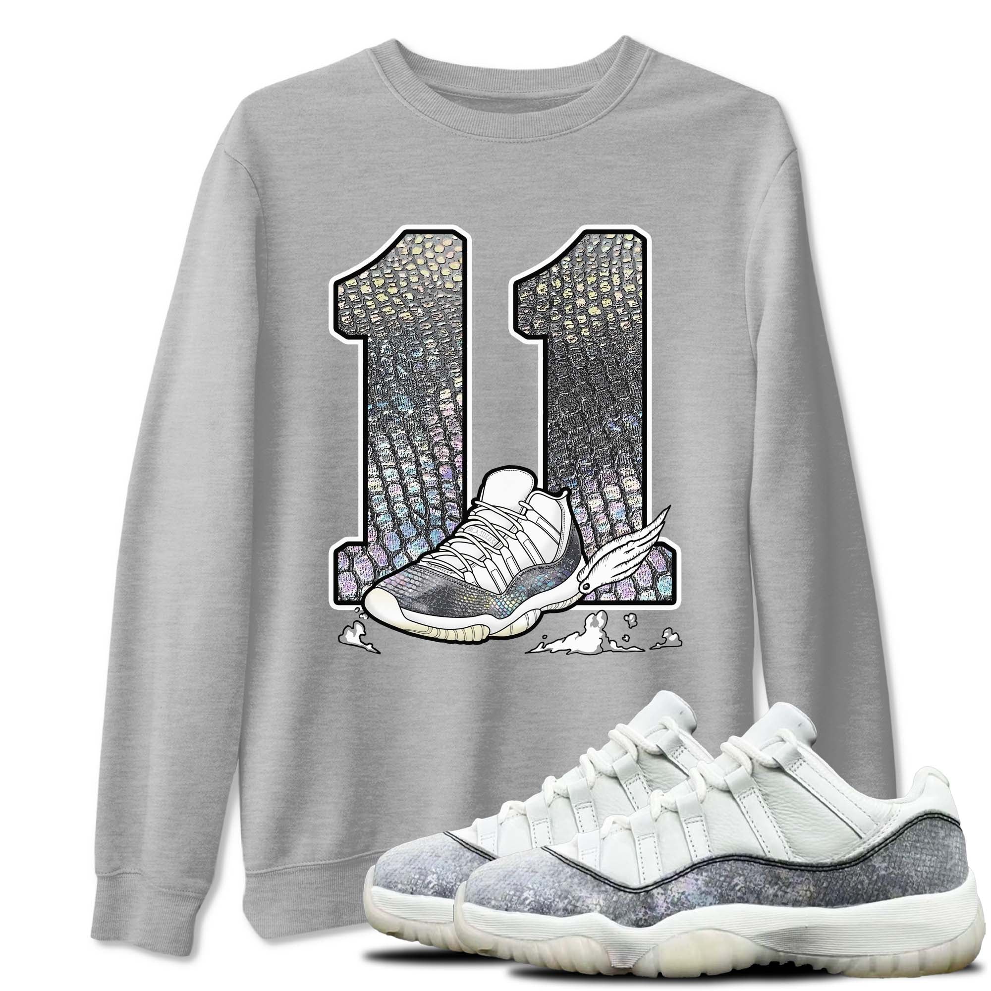 Fly To The Clouds snkmatch Tees - Air Jordan 11 Year Of The Snake