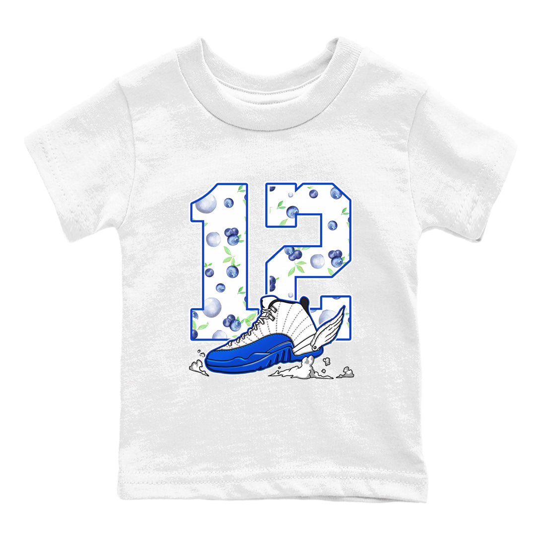 Fly To The Clouds snkmatch Tees Kids - Air Jordan 12 Blueberry