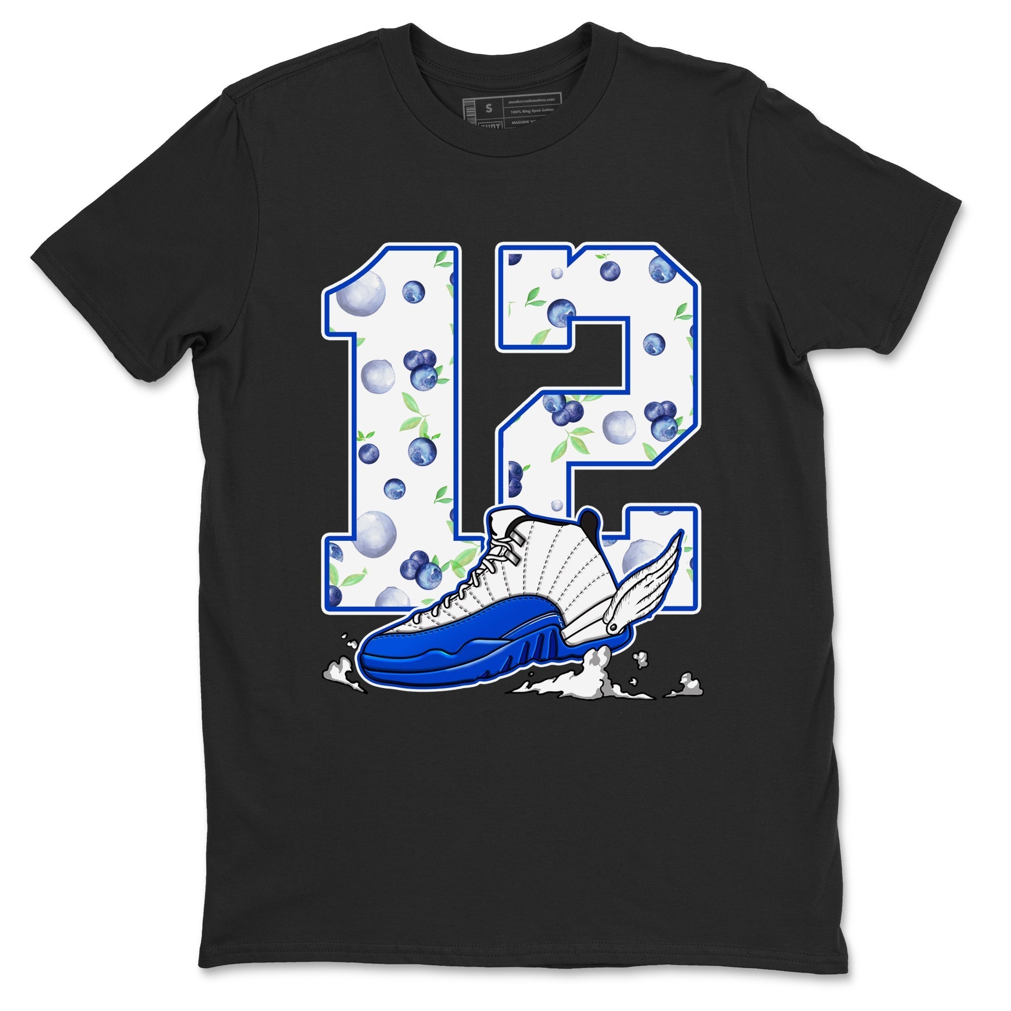 Fly To The Clouds snkmatch Tees - Air Jordan 12 Blueberry