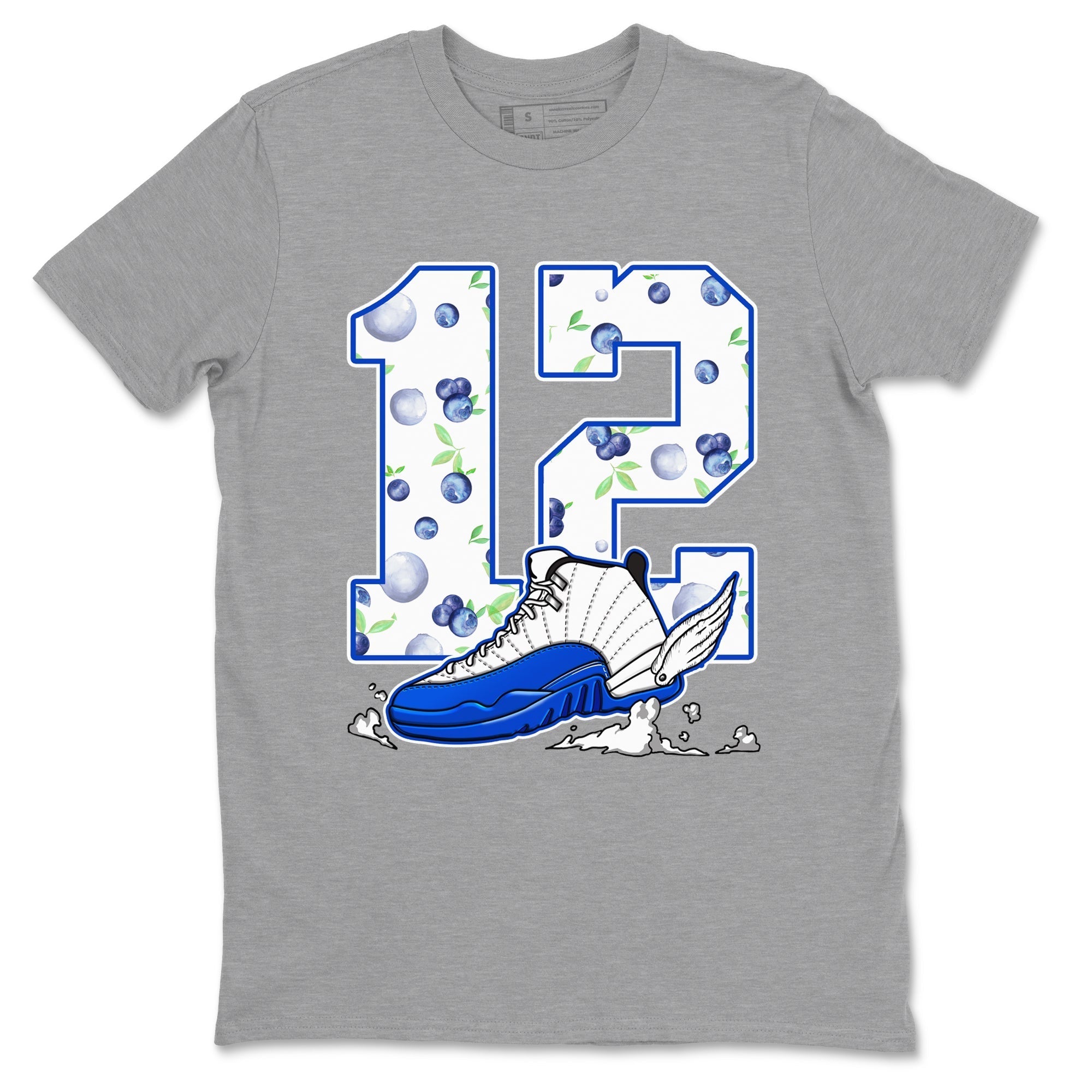 Fly To The Clouds snkmatch Tees - Air Jordan 12 Blueberry