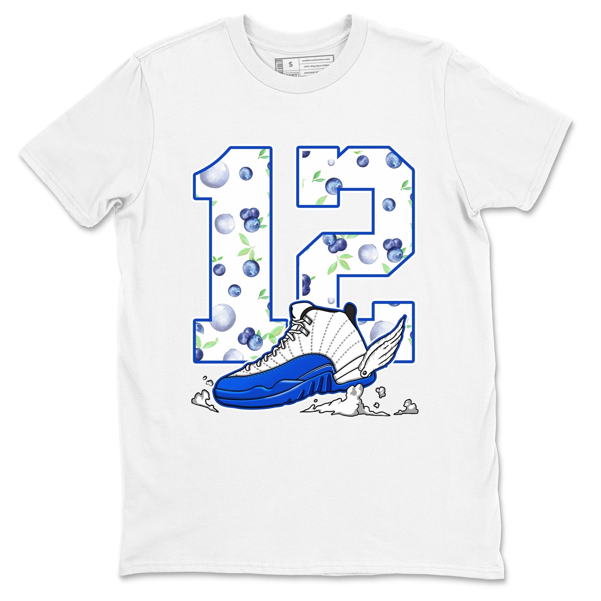 Fly To The Clouds snkmatch Tees - Air Jordan 12 Blueberry