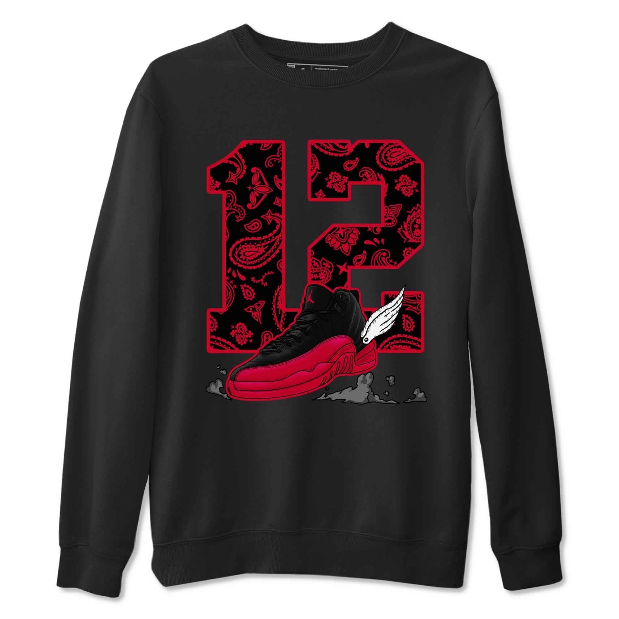 Fly To The Clouds snkmatch Tees - Air Jordan 12 Flu Game