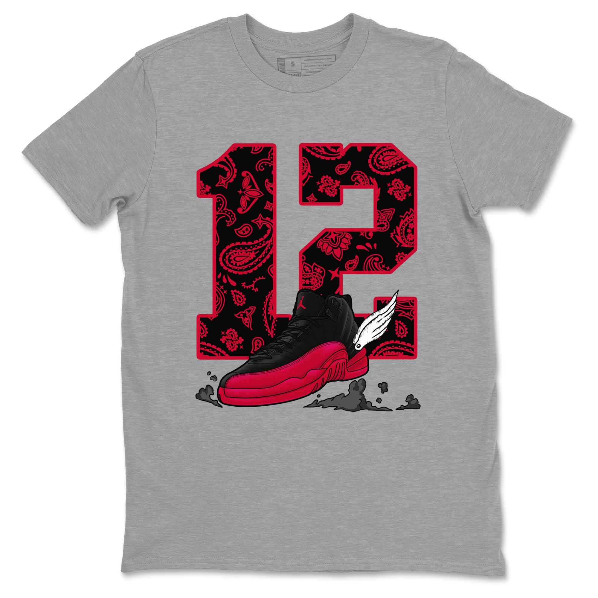 Fly To The Clouds snkmatch Tees - Air Jordan 12 Flu Game