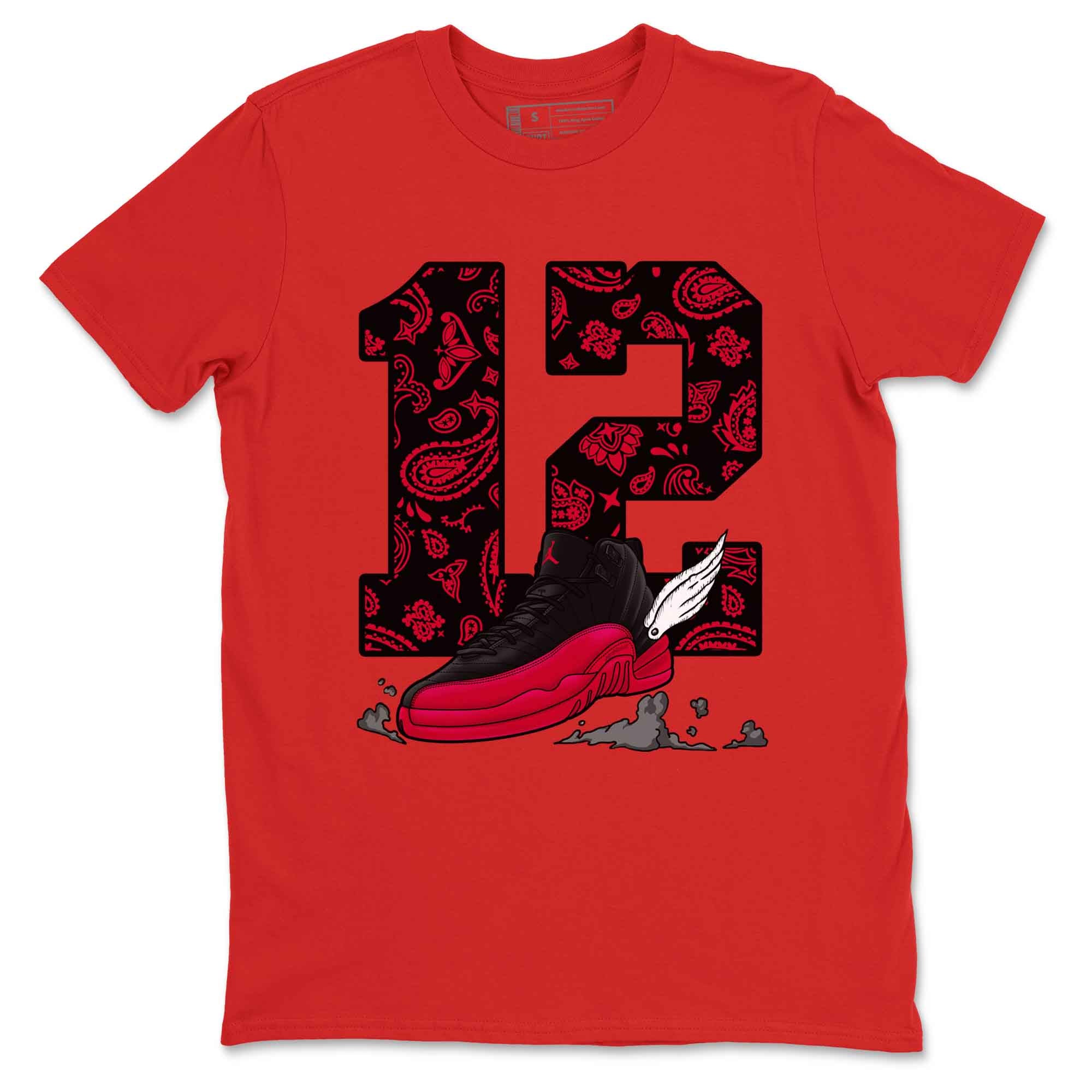 Fly To The Clouds snkmatch Tees - Air Jordan 12 Flu Game