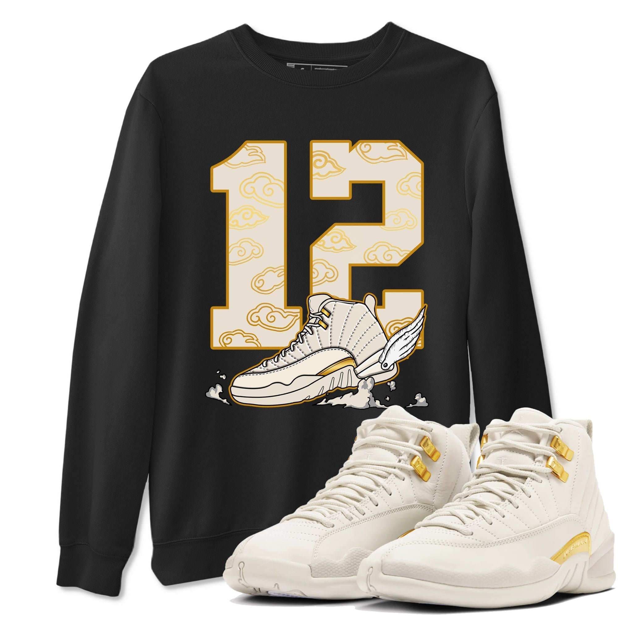 Fly To The Clouds snkmatch Tees - Air Jordan 12 Phantom