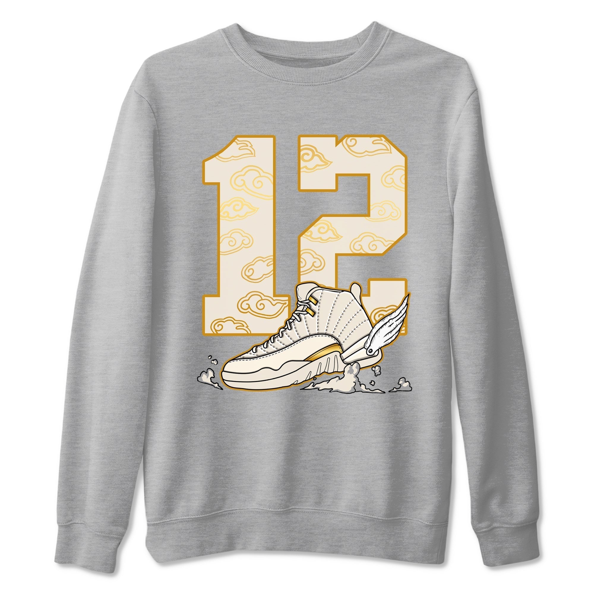 Fly To The Clouds snkmatch Tees - Air Jordan 12 Phantom