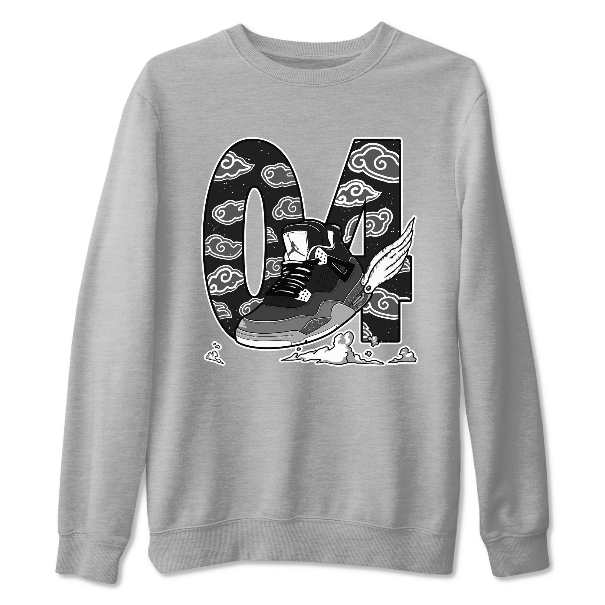 Fly To The Clouds snkmatch Tees - Air Jordan 4 Fear