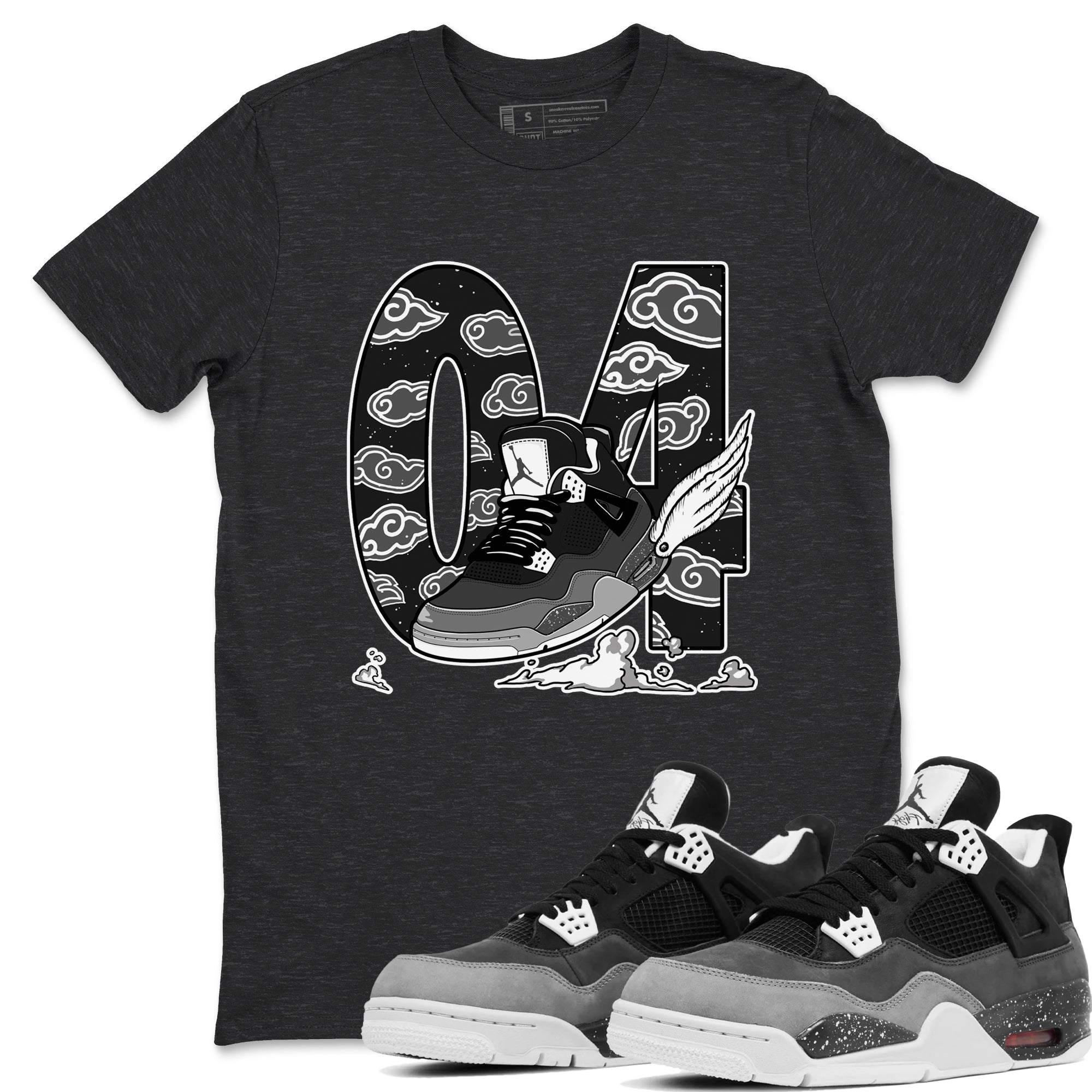 Fly To The Clouds snkmatch Tees - Air Jordan 4 Fear