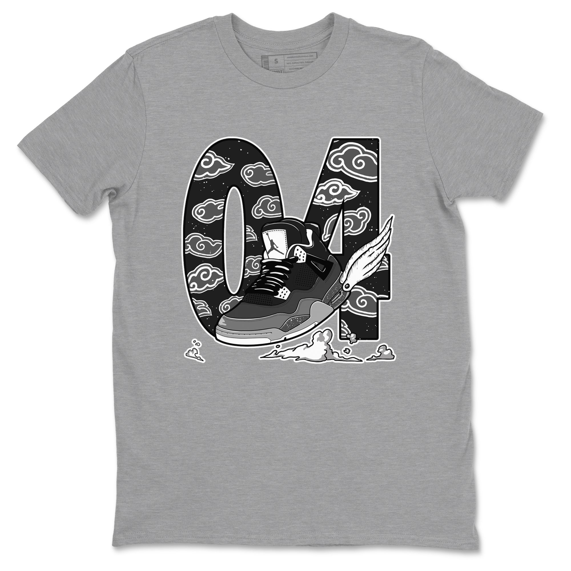 Fly To The Clouds snkmatch Tees - Air Jordan 4 Fear