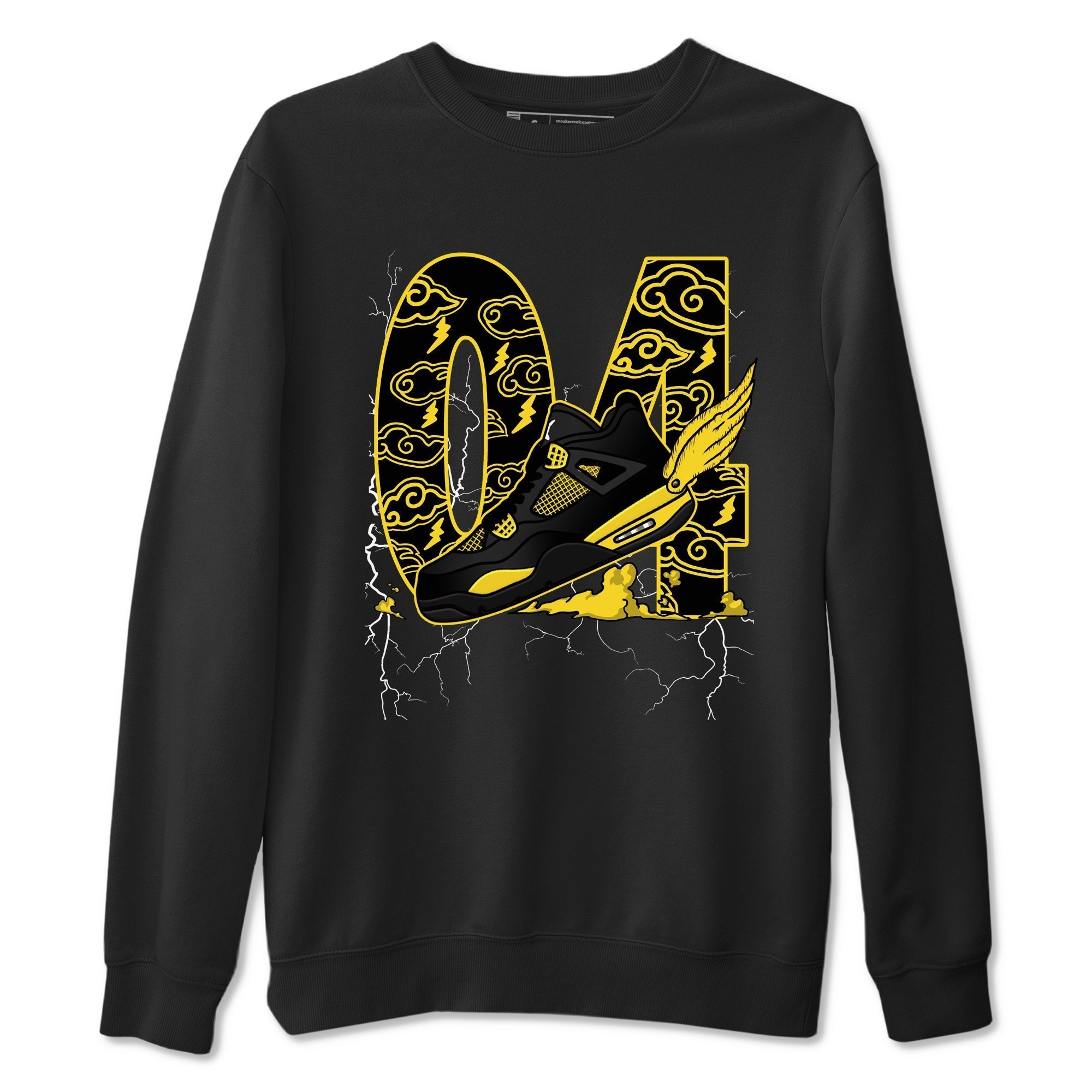 Fly To The Clouds snkmatch Tees - Air Jordan 4 Thunder
