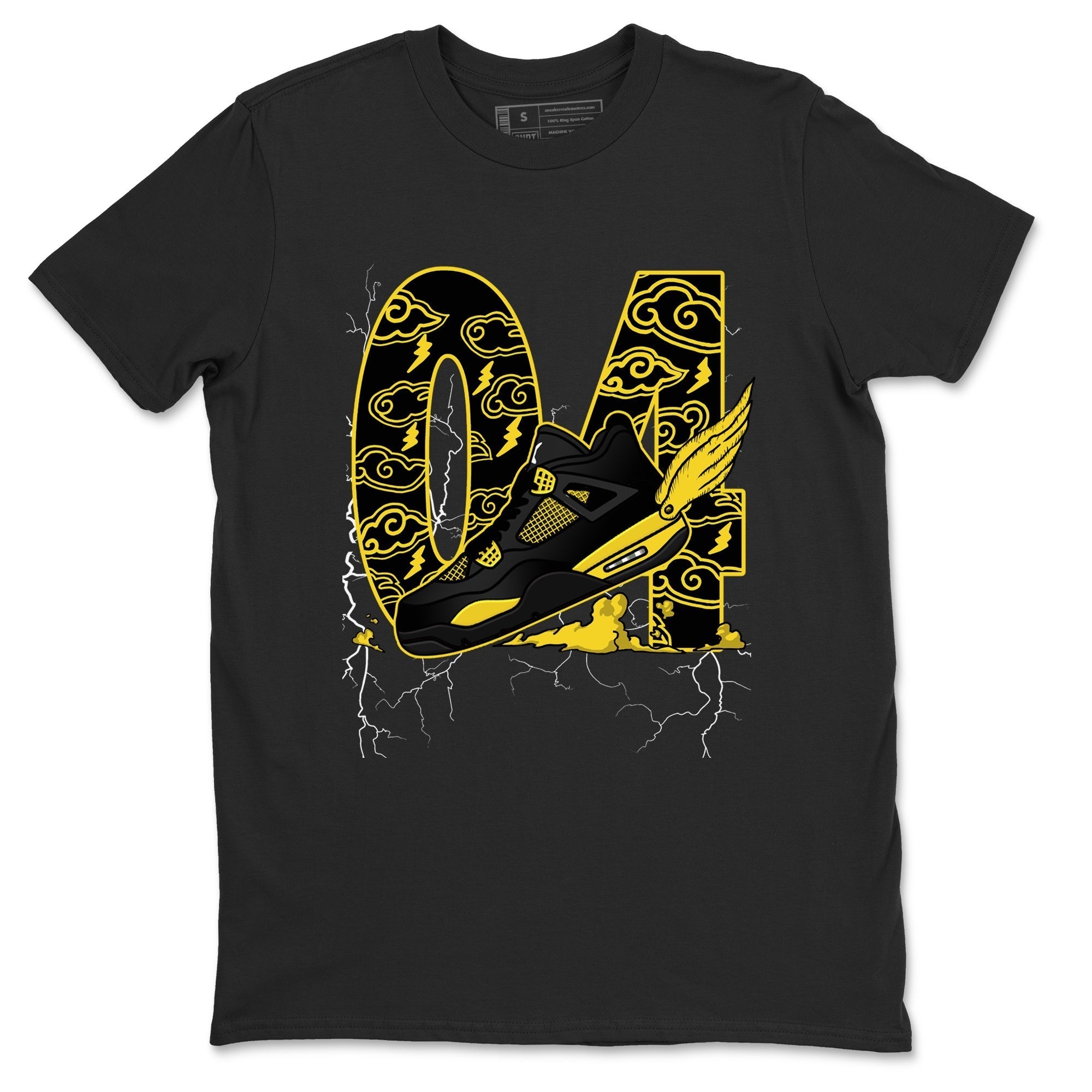 Fly To The Clouds snkmatch Tees - Air Jordan 4 Thunder