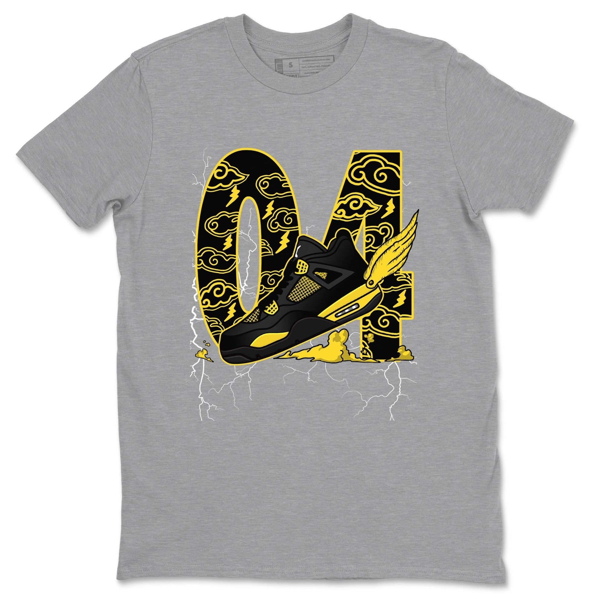 Fly To The Clouds snkmatch Tees - Air Jordan 4 Thunder