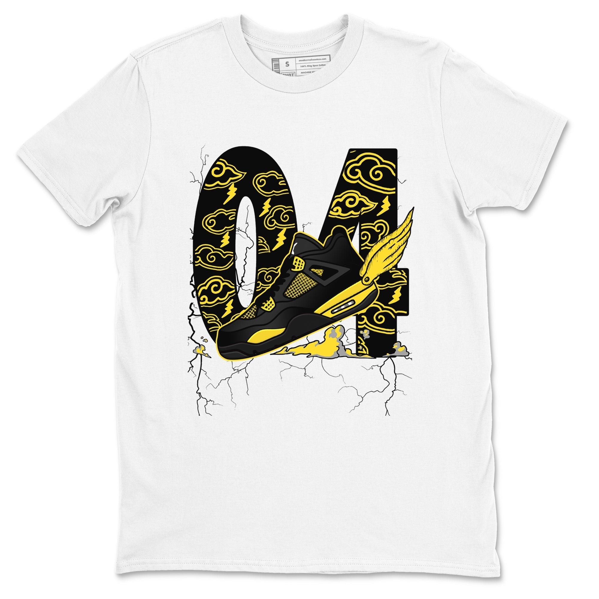 Fly To The Clouds snkmatch Tees - Air Jordan 4 Thunder