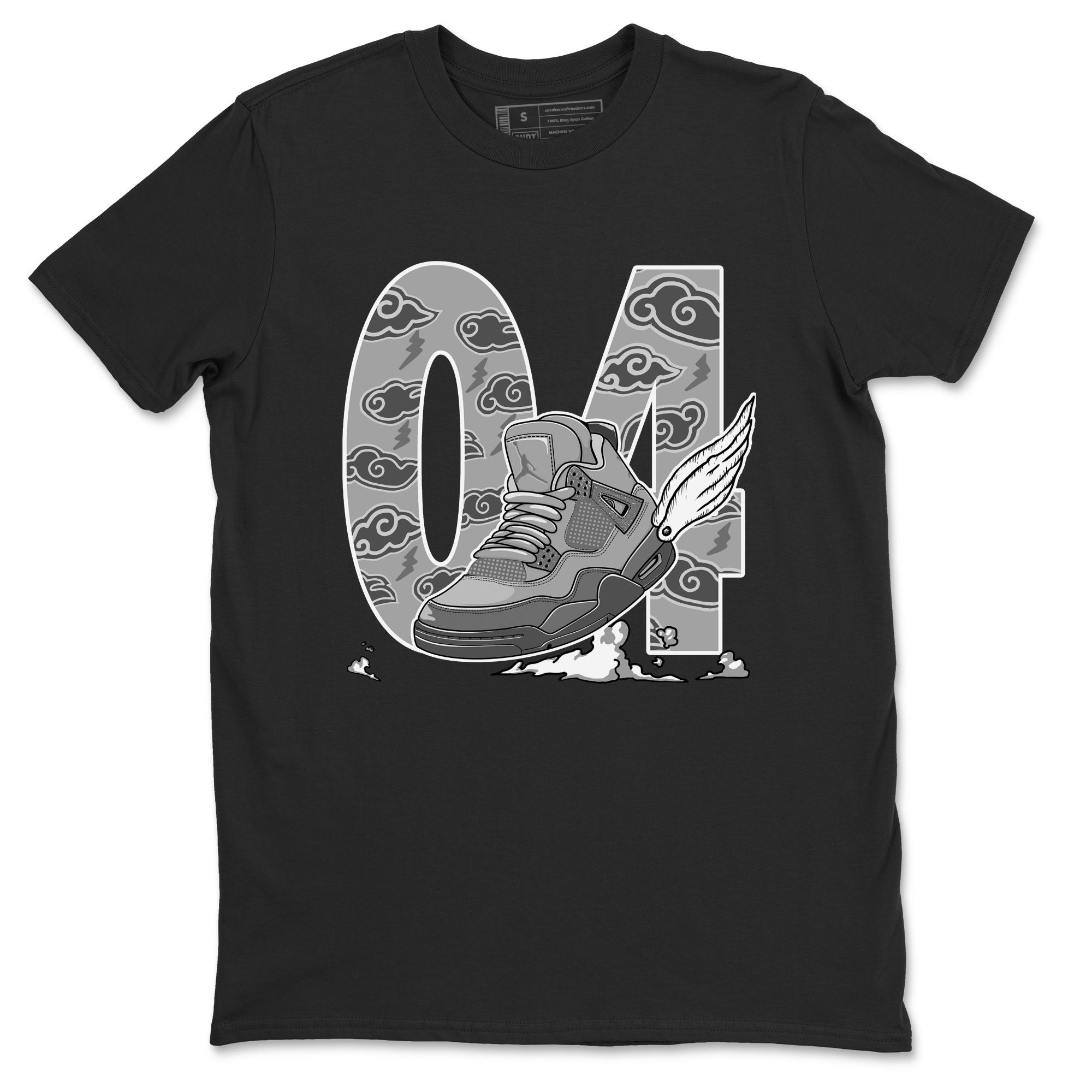 Fly To The Clouds snkmatch Tees - Air Jordan 4 Wet Cement
